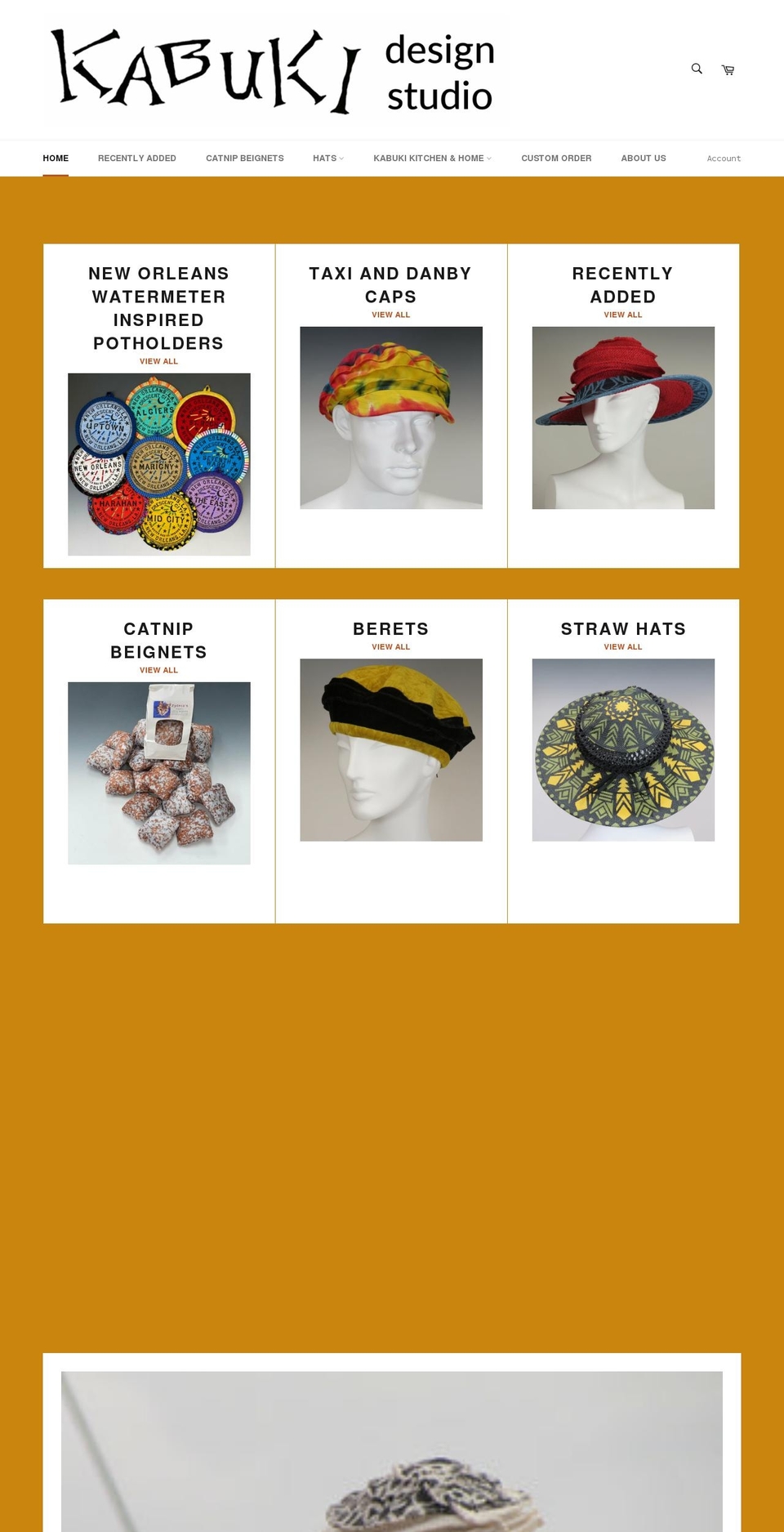 kabuki-design-studio.myshopify.com shopify website screenshot