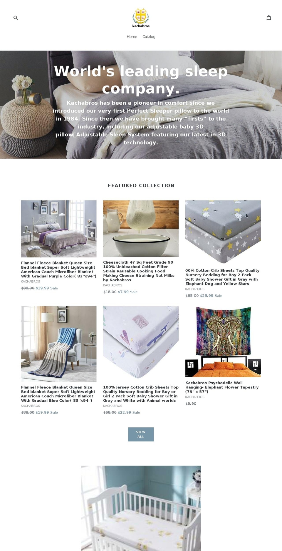 kachabros.com — Shopify storefront screenshot