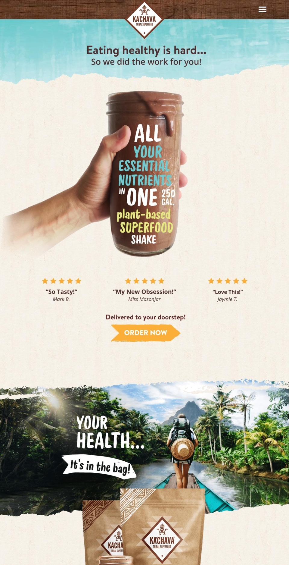 kachava.com shopify website screenshot