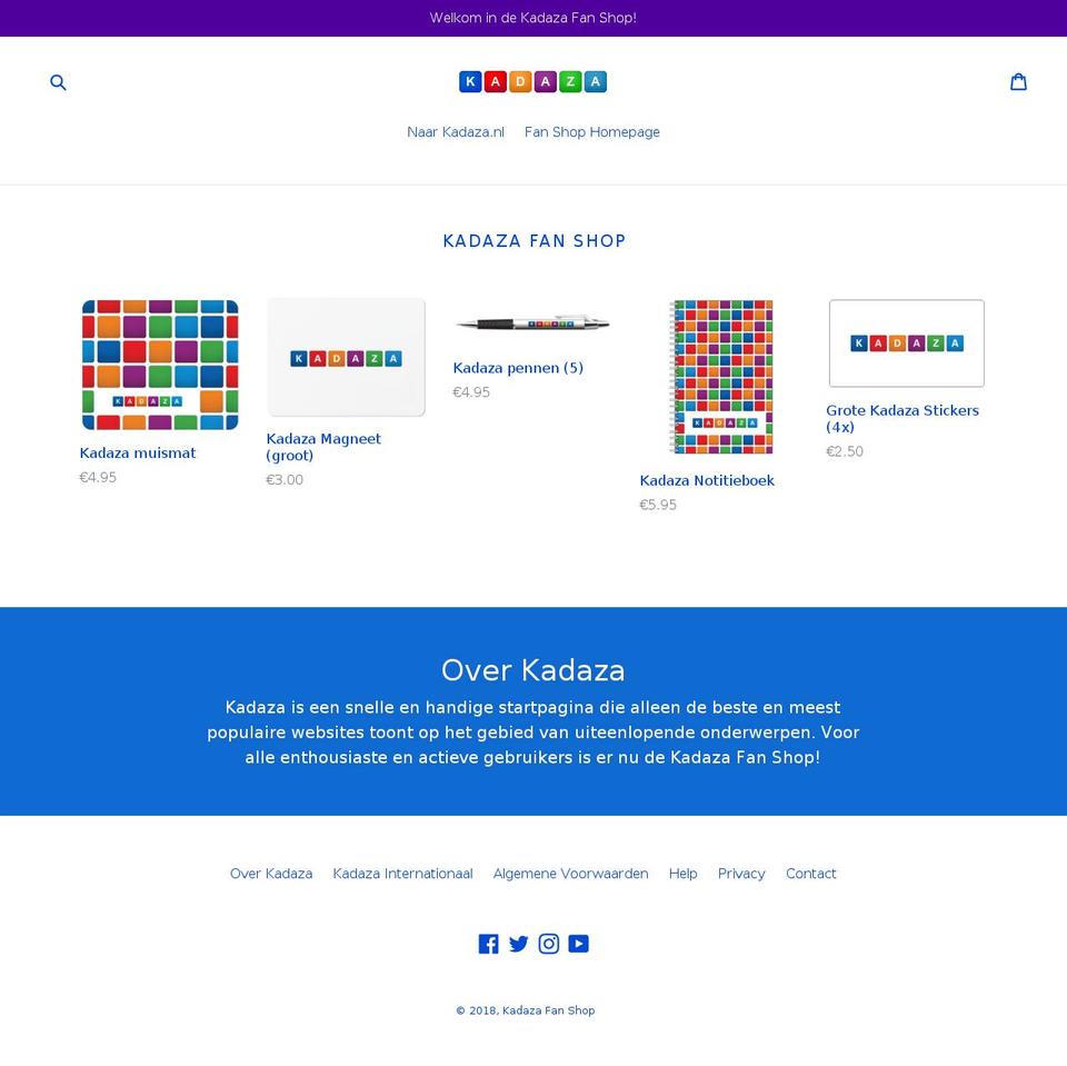 kadaza.shop shopify website screenshot