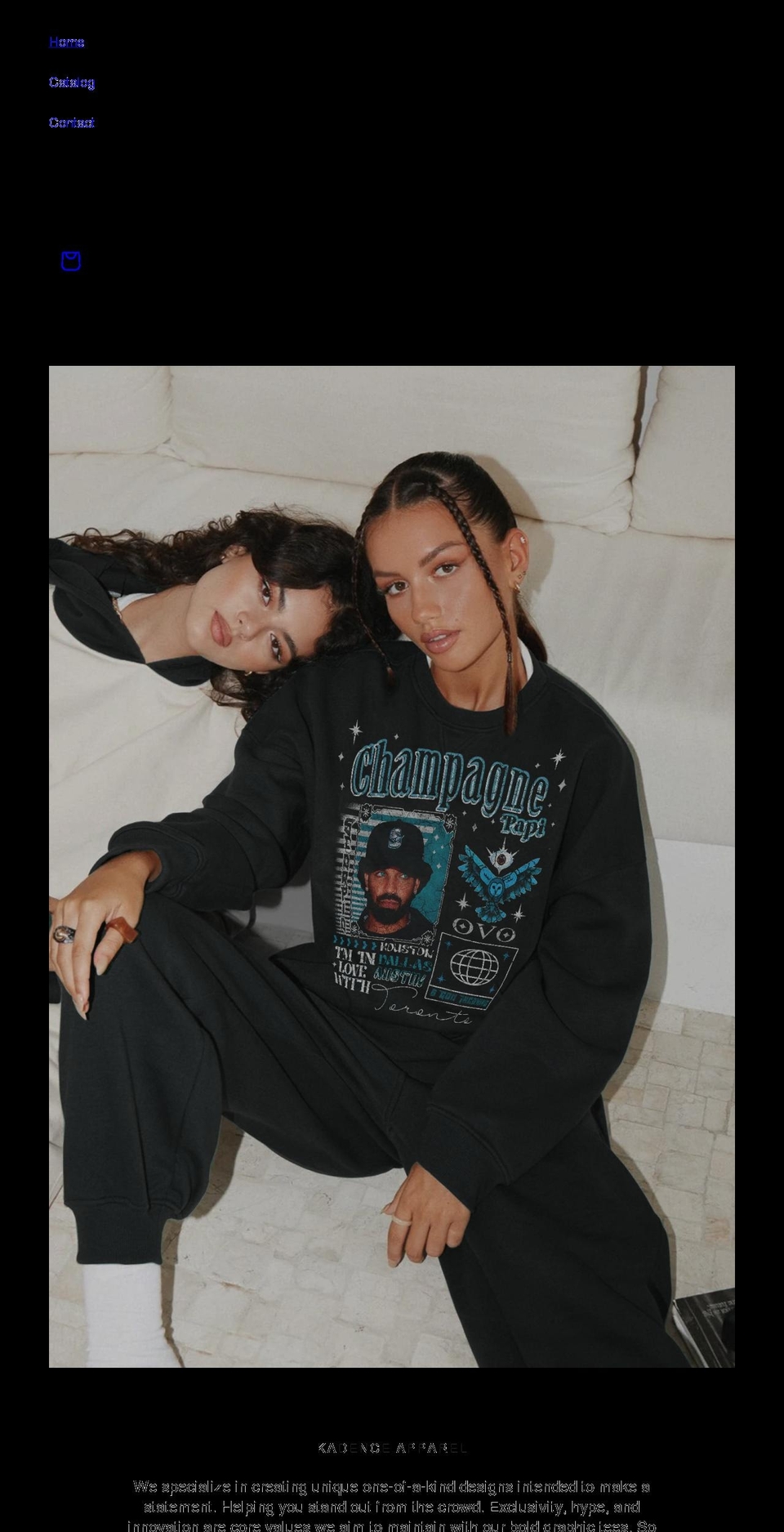 kadenceofficial.com shopify website screenshot
