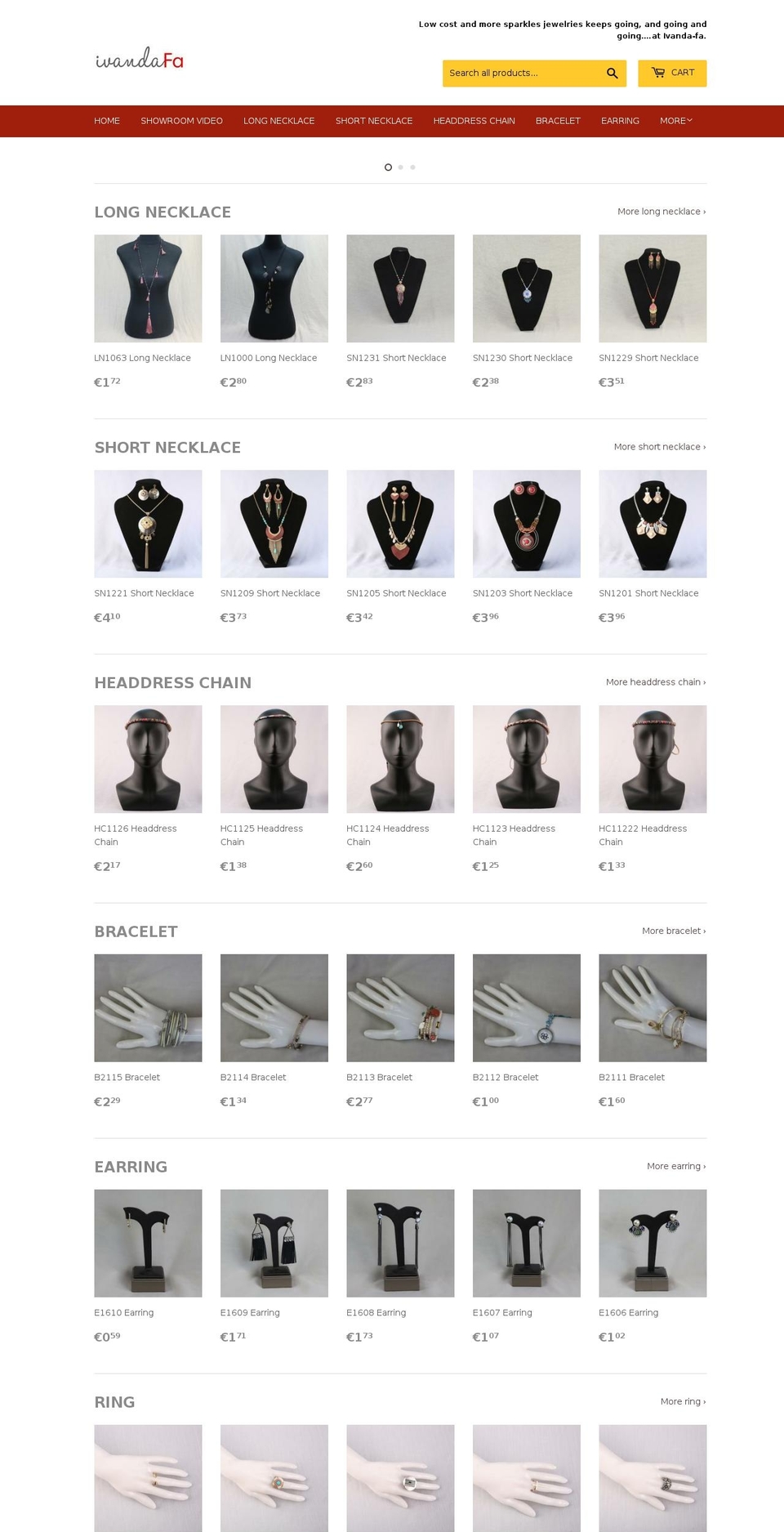 kadisijewelry.com — Shopify storefront screenshot