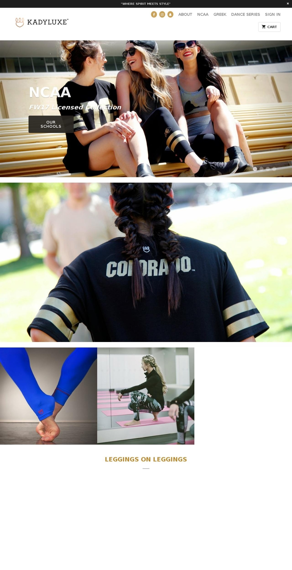 kadyluxe.com shopify website screenshot