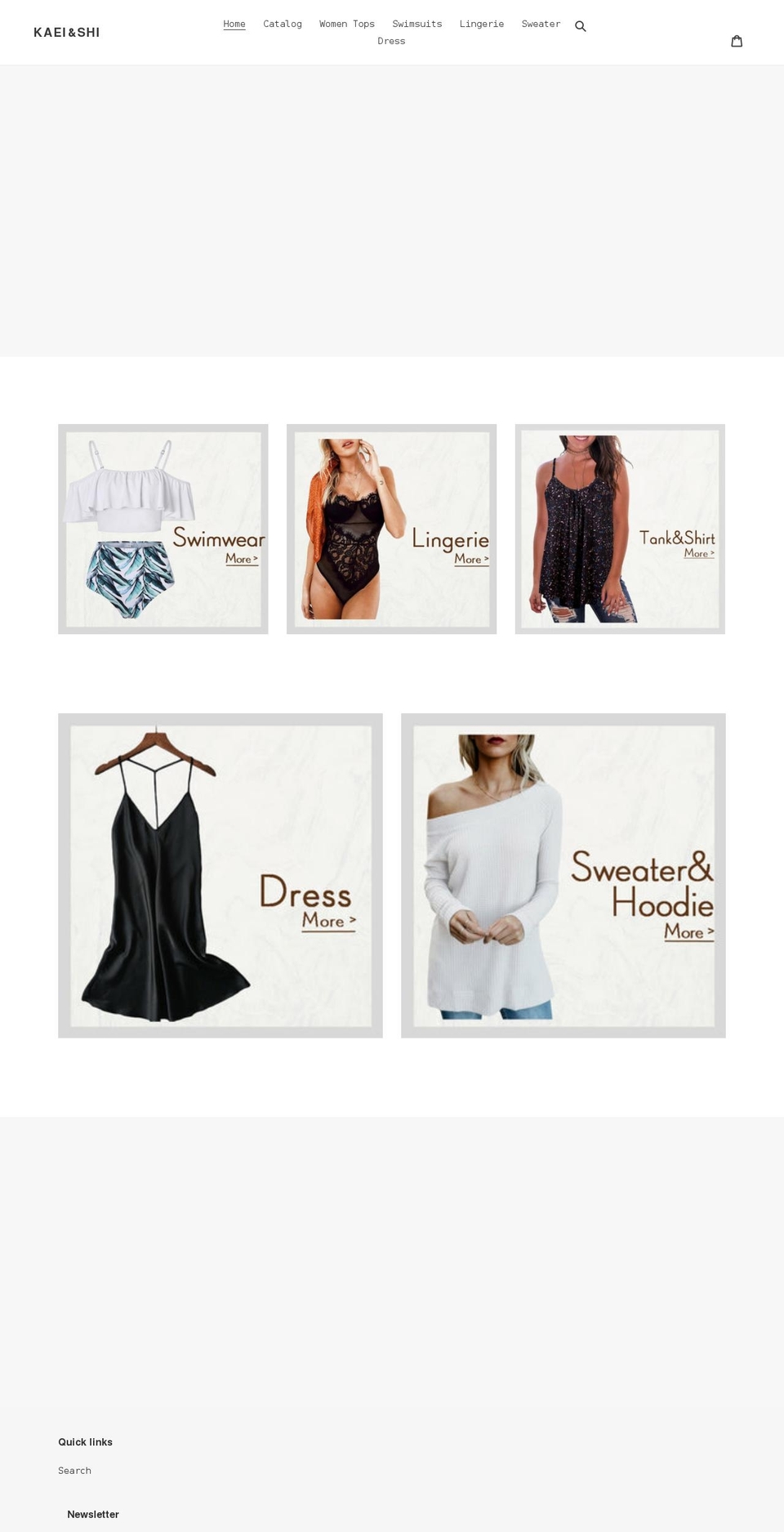 kaeishi.com shopify website screenshot