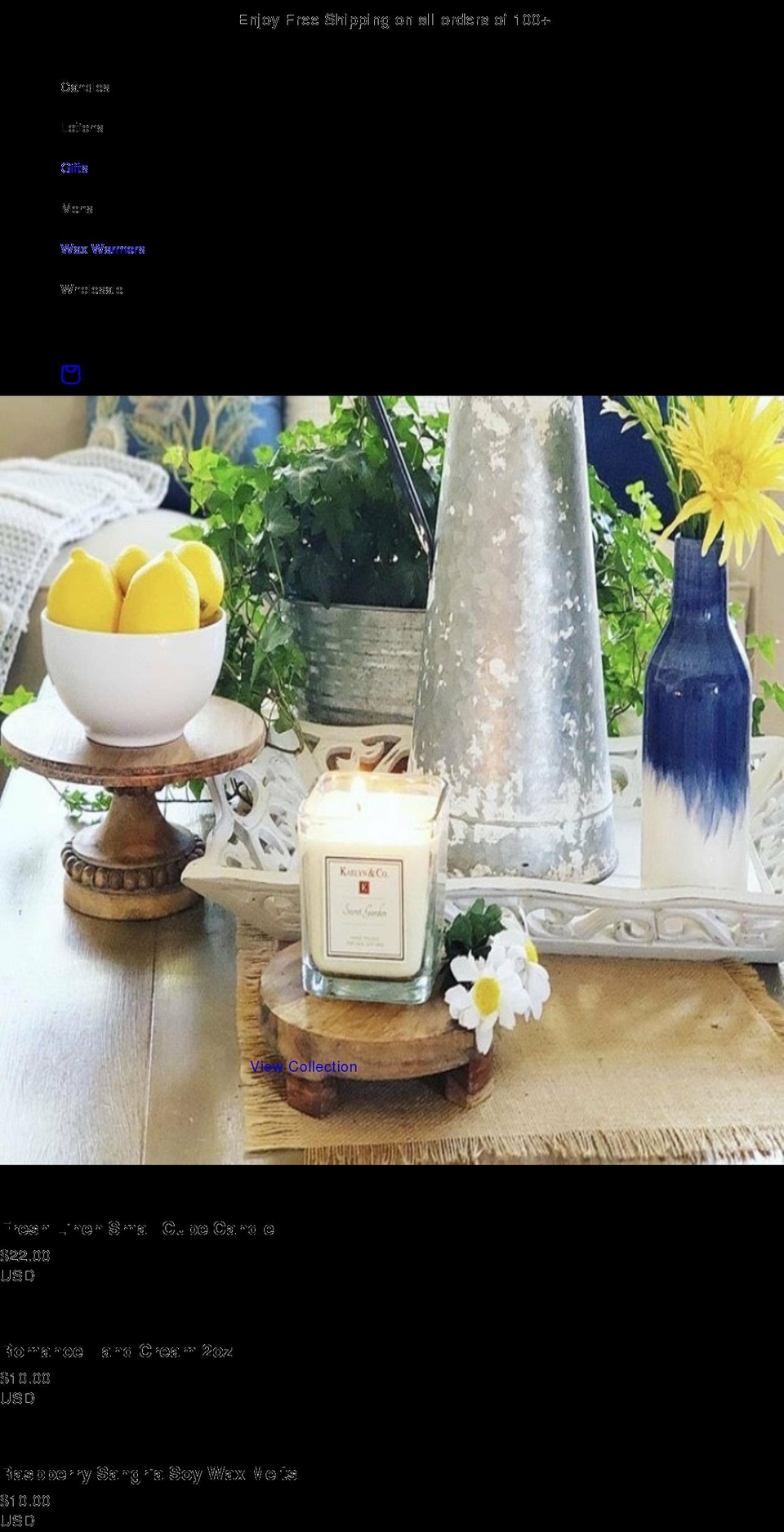 kaelynandco.com shopify website screenshot
