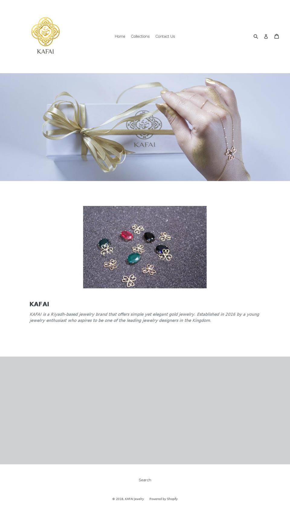 kafaijewels.com — Shopify storefront screenshot