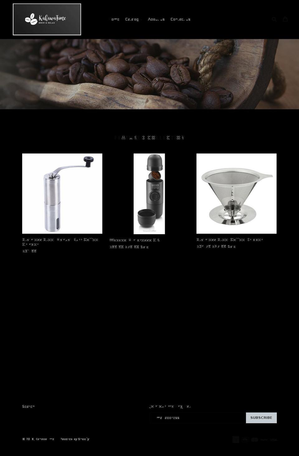 kahawatime.com — Shopify storefront screenshot