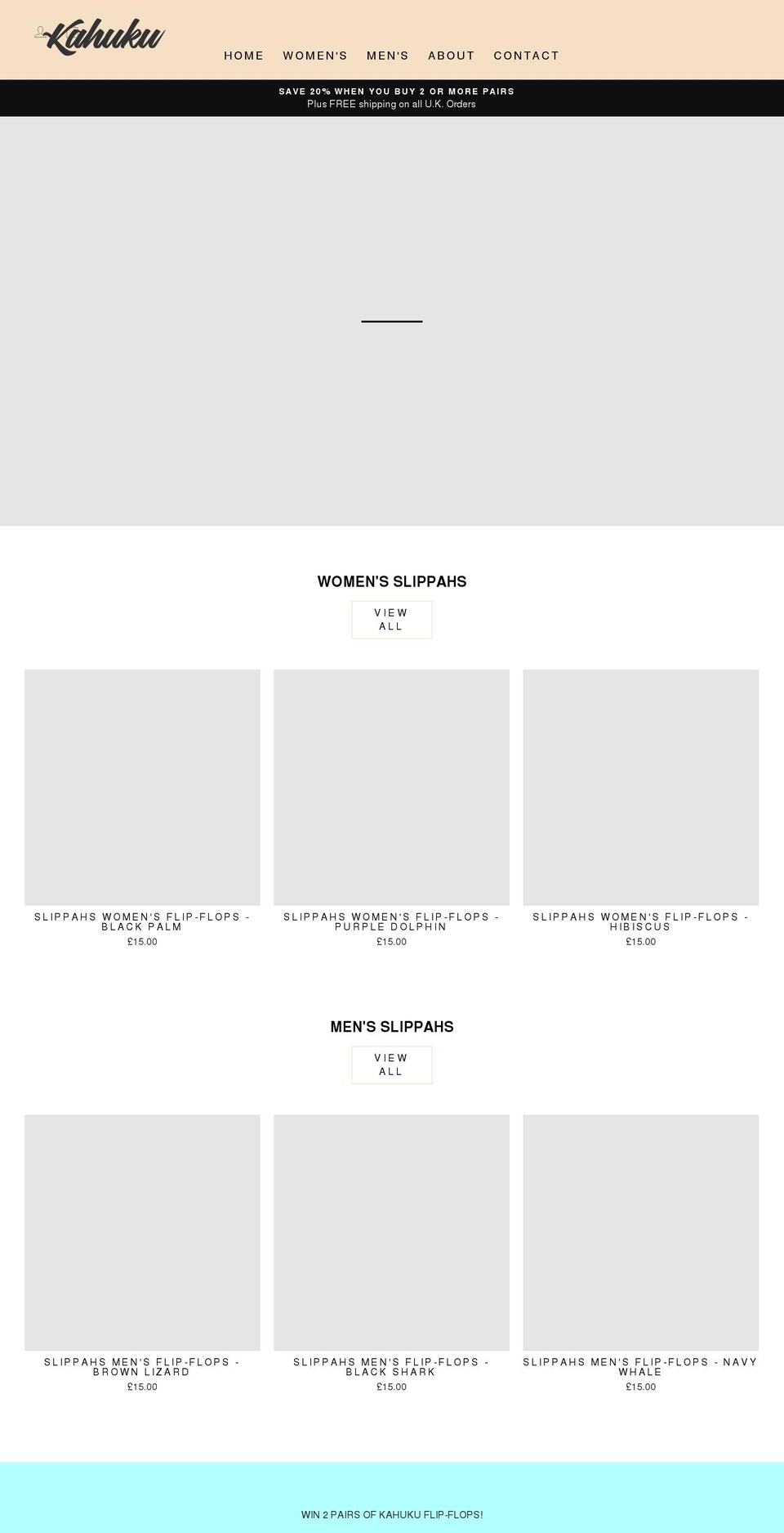 kahuku.co.uk shopify website screenshot