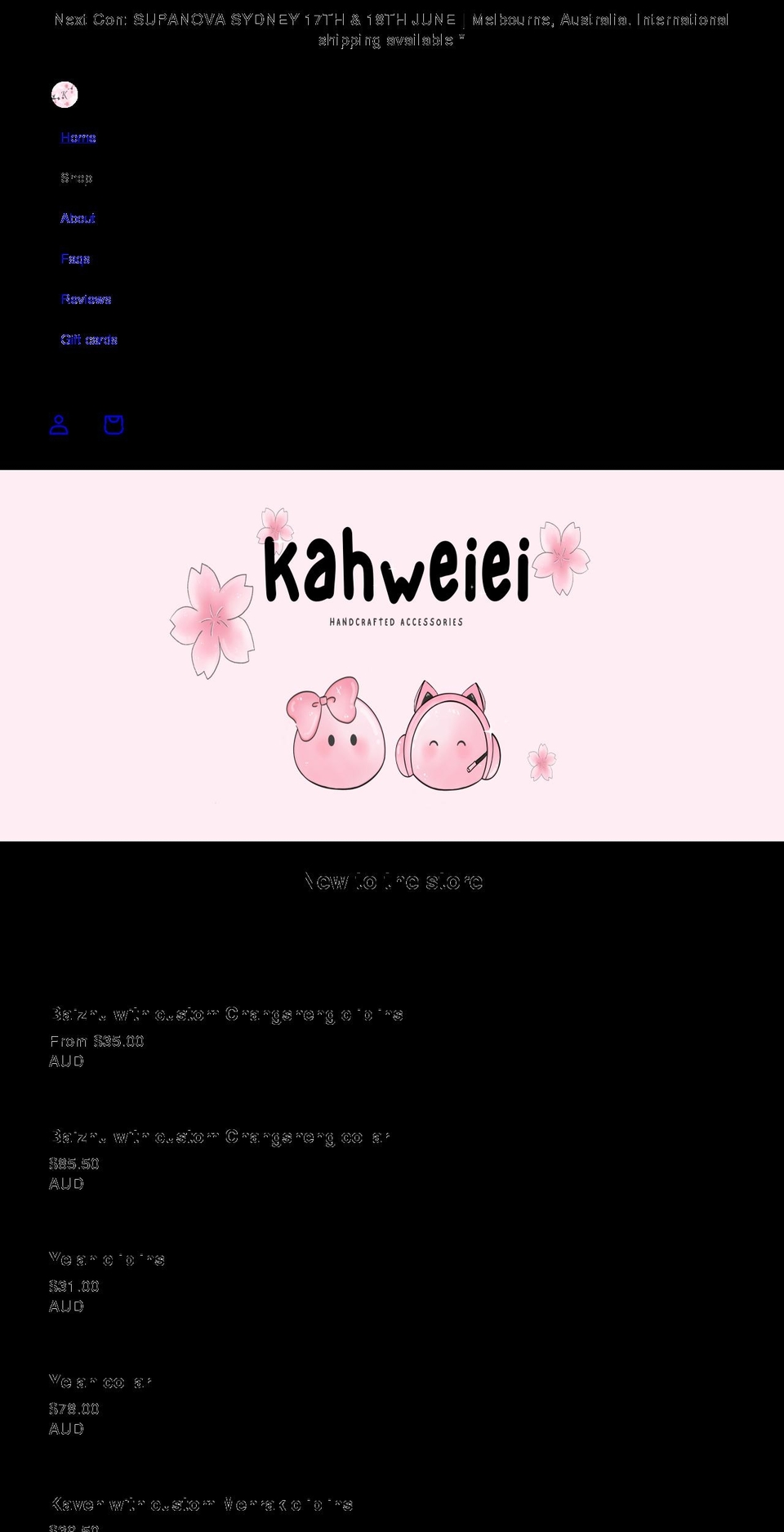 kahweiei.com shopify website screenshot