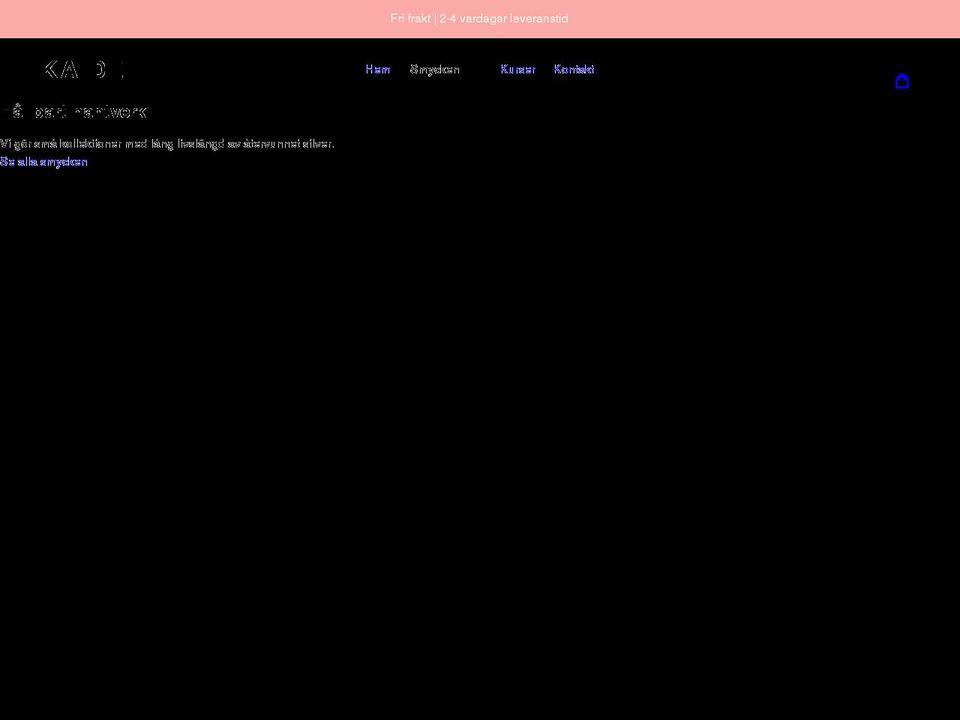 kaide.se shopify website screenshot