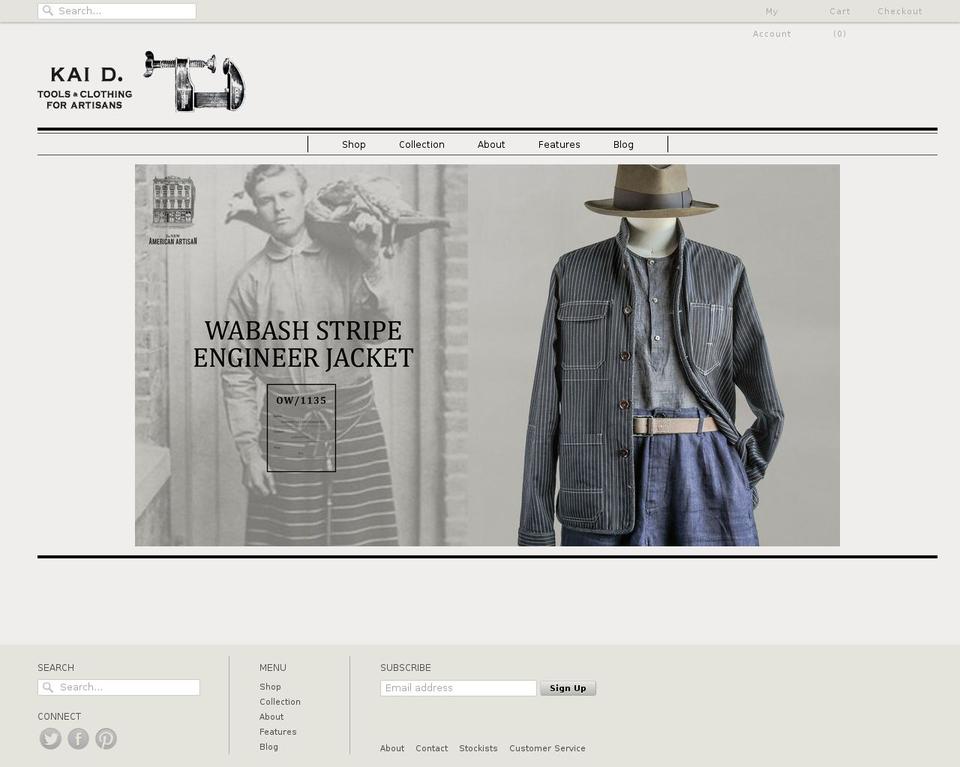 Fire Lite Copy of Kai D Utility Active Theme Shopify theme site example kaidutility.com