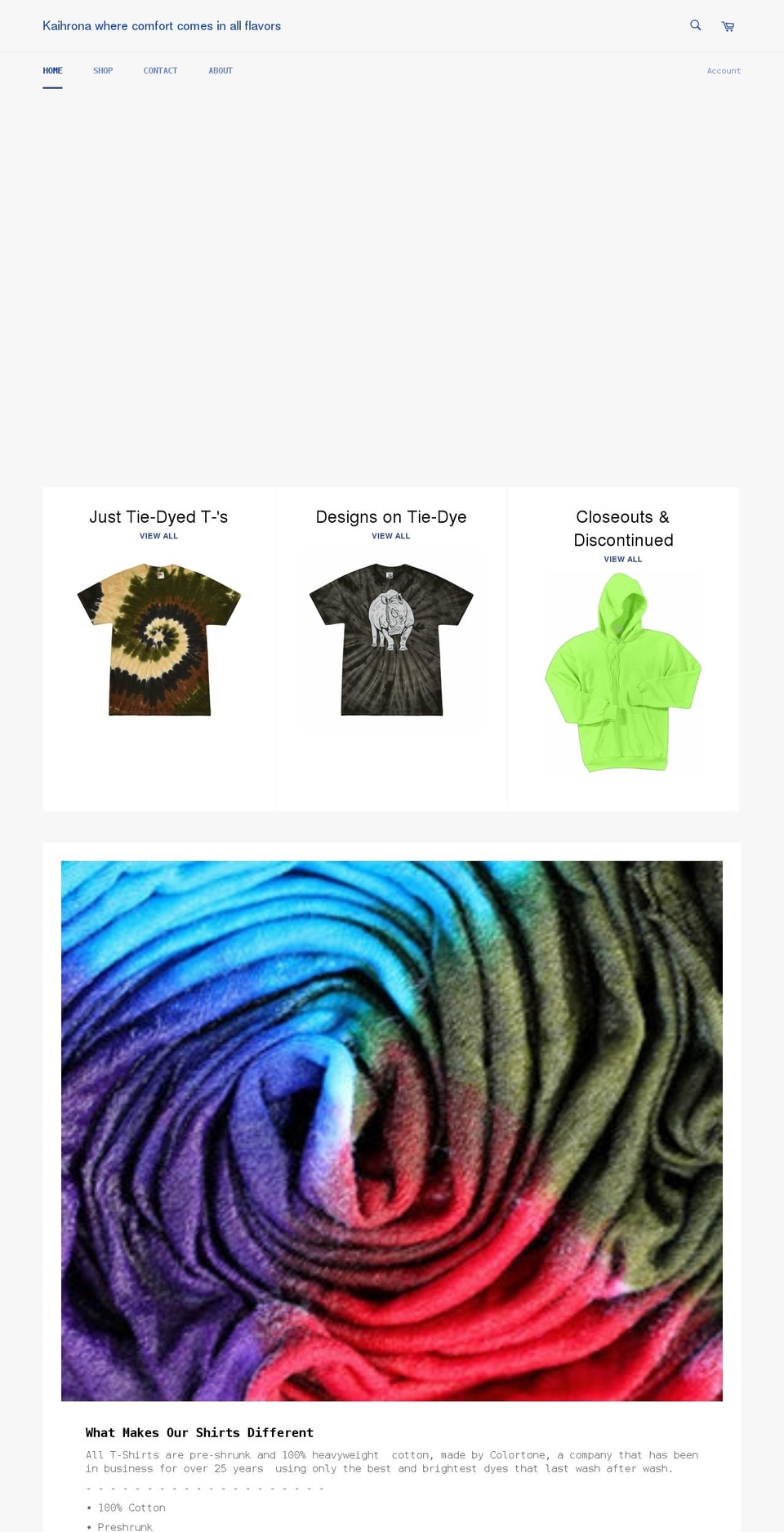 kaihrona.com — Shopify storefront screenshot