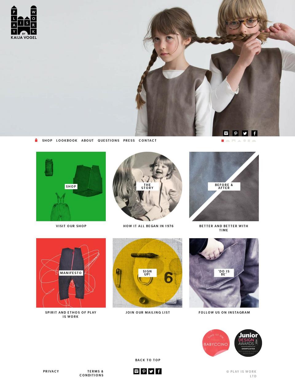 kaijavogel.com shopify website screenshot