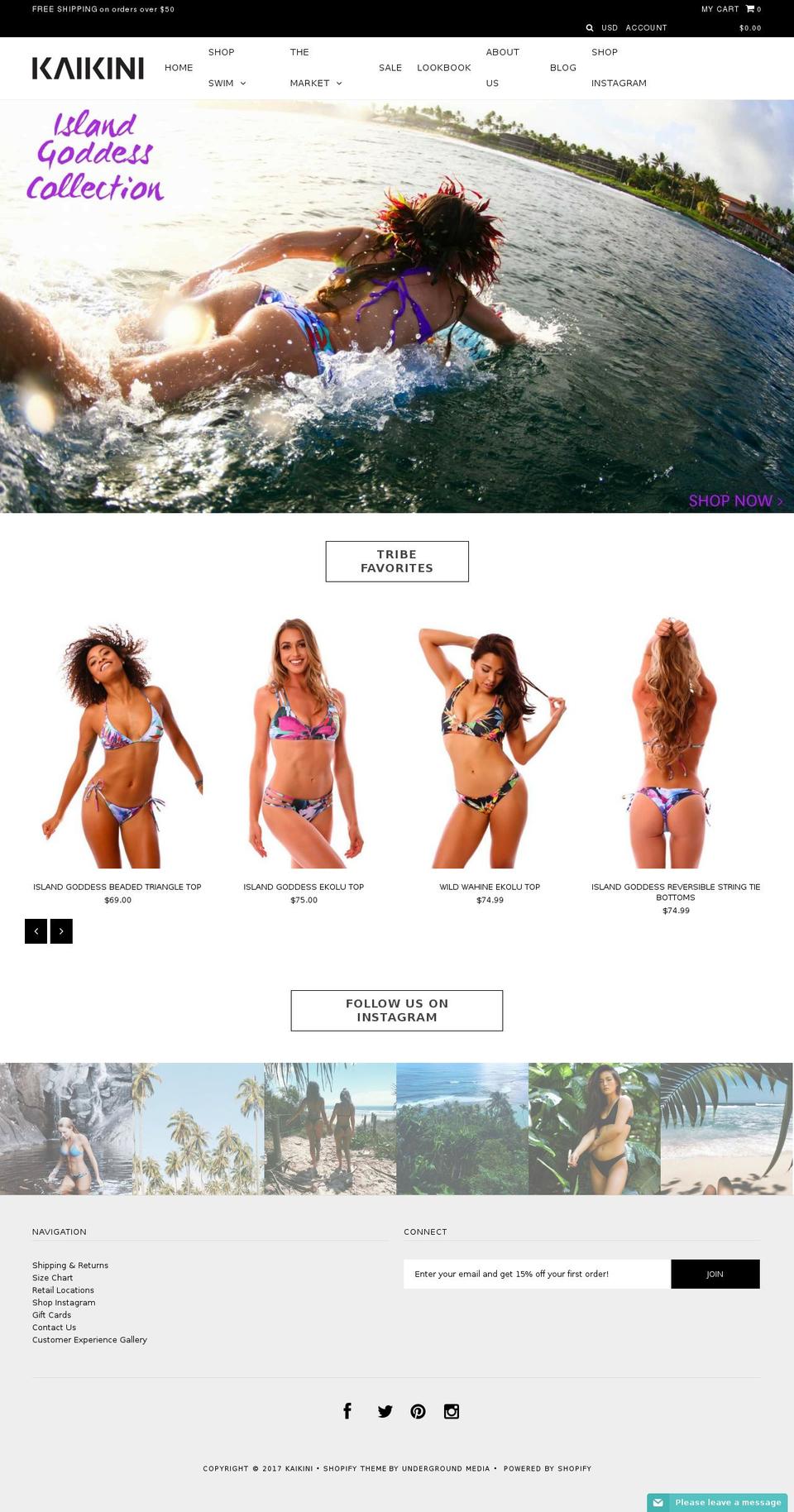 kaikini.mobi shopify website screenshot