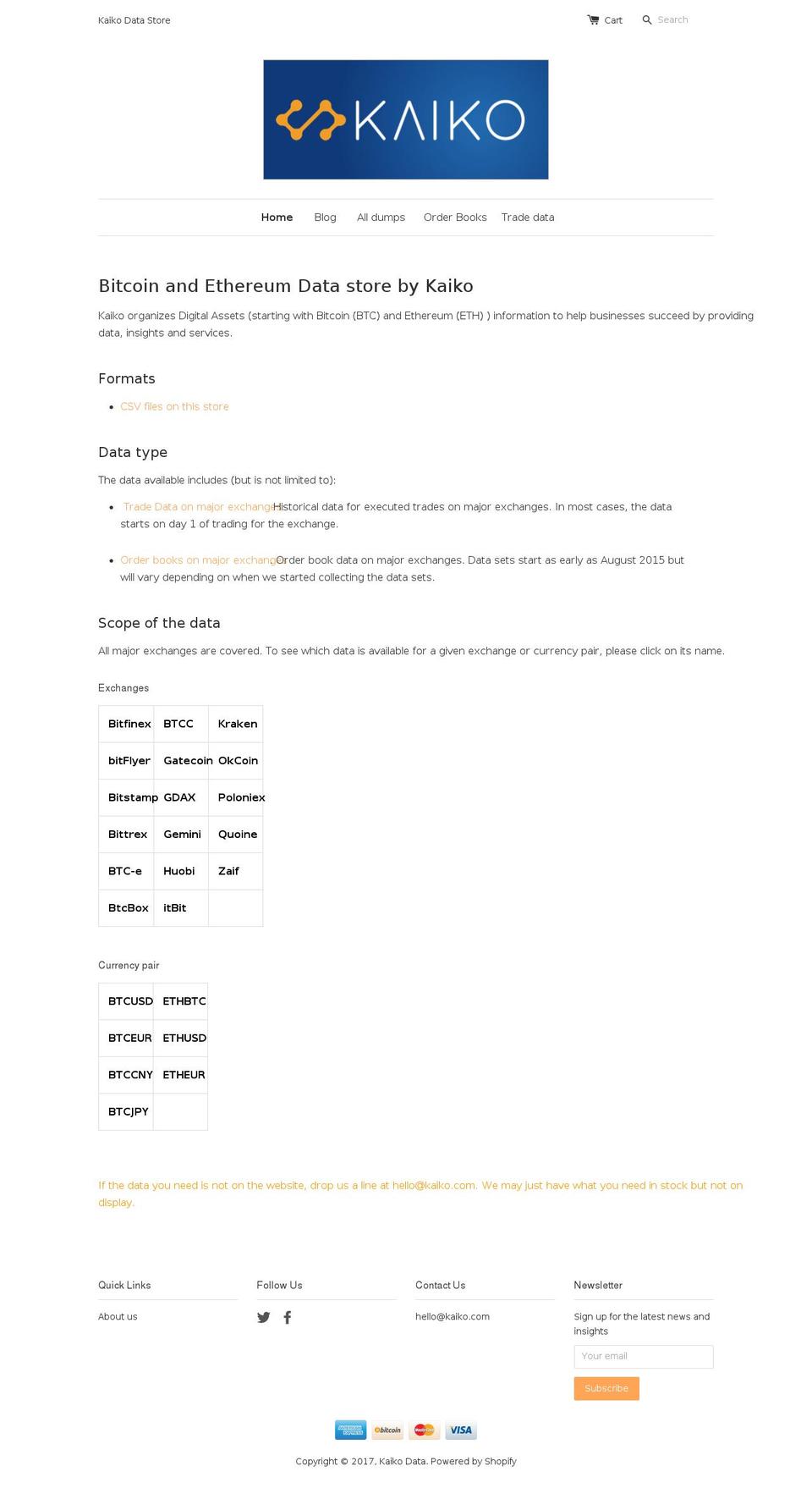 kaiko.com shopify website screenshot