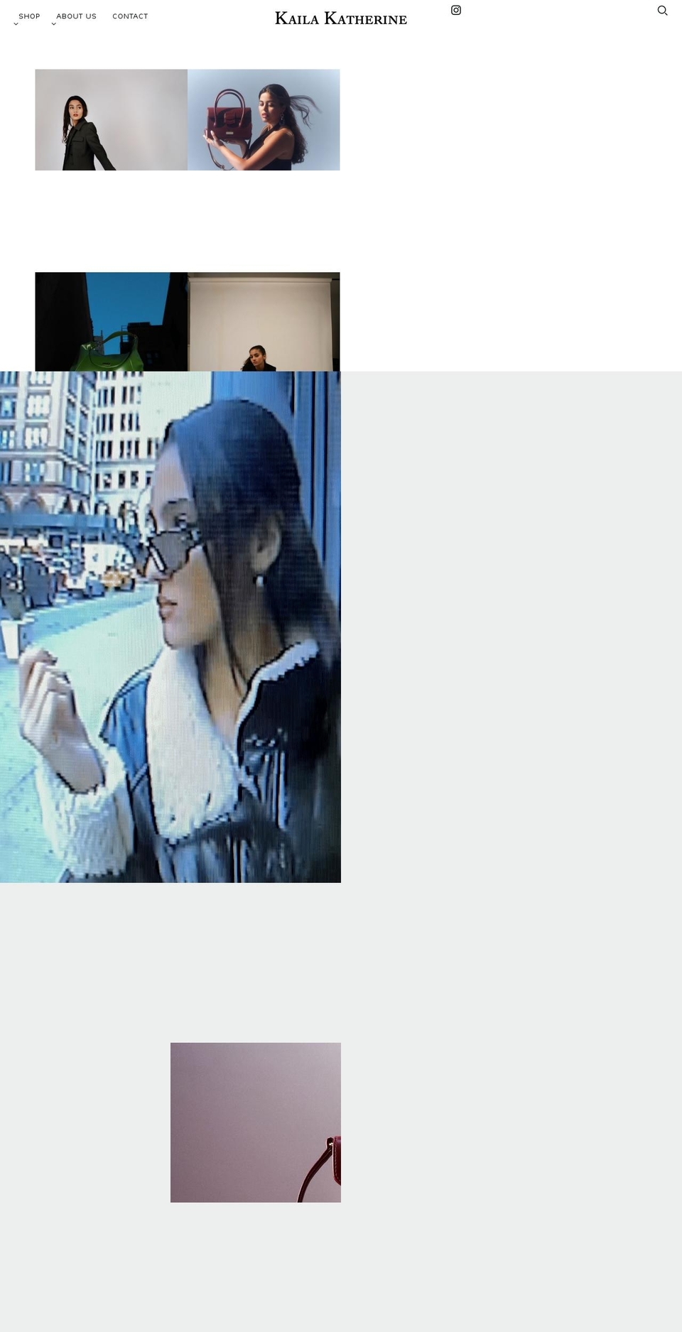 kailakatherine.com shopify website screenshot