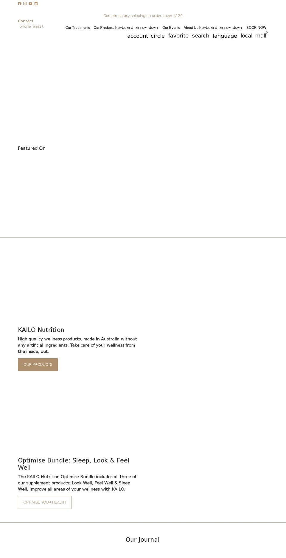 kailo.com.au shopify website screenshot