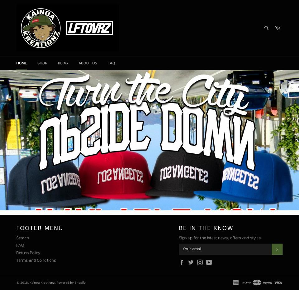 kainoa-kreationz.myshopify.com shopify website screenshot