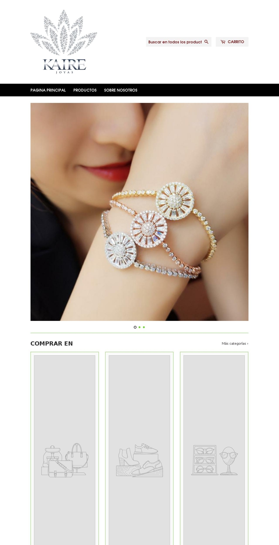kairejoyas.com — Shopify storefront screenshot