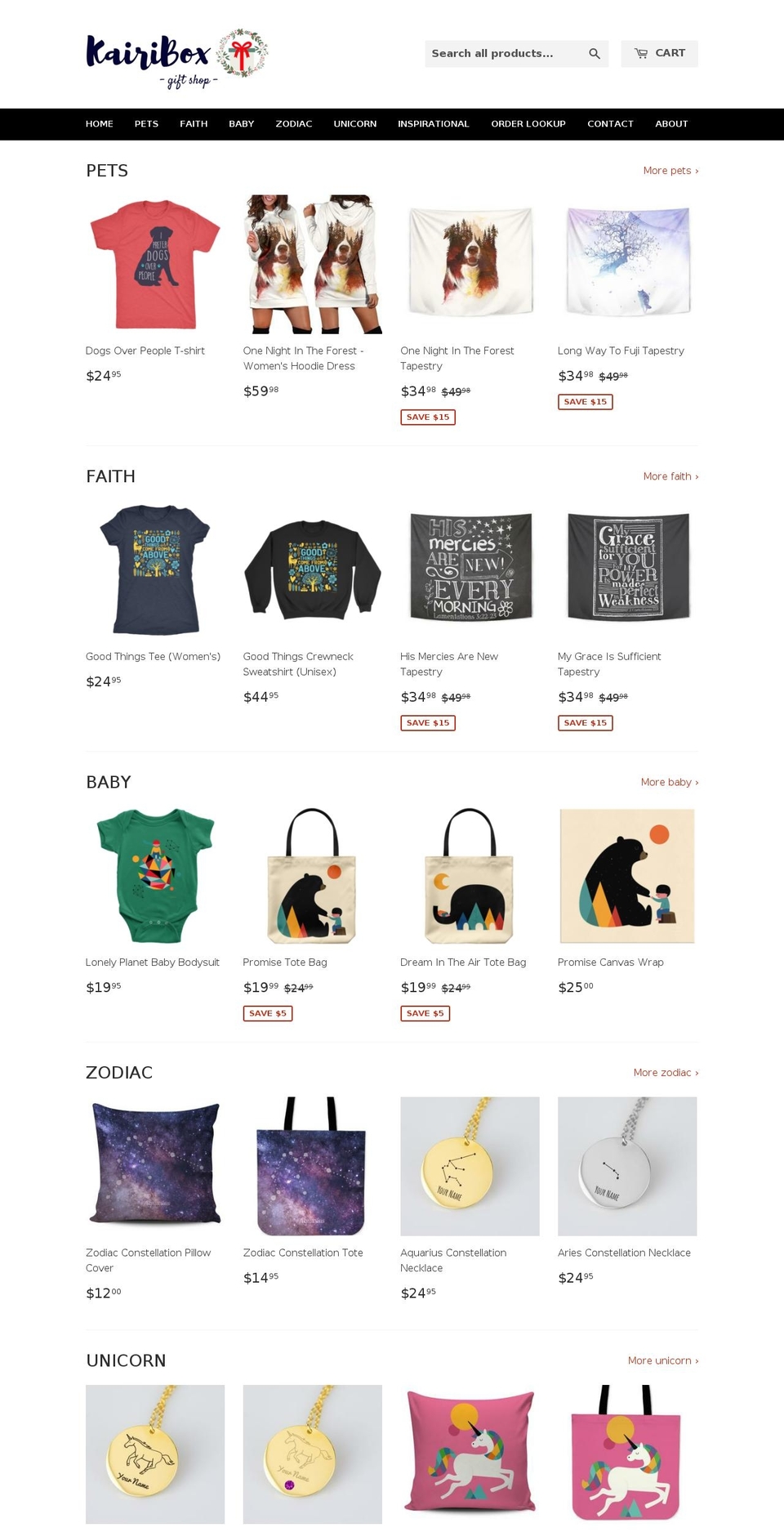 kairibox.com — Shopify storefront screenshot