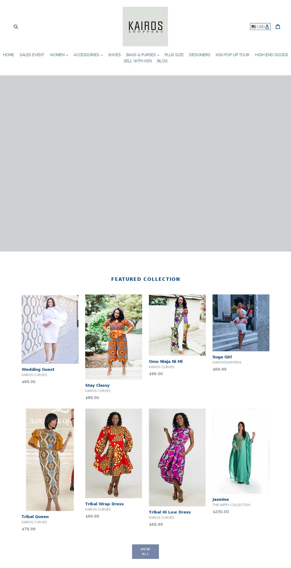 kairosshoppersnetwork.com — Shopify storefront screenshot