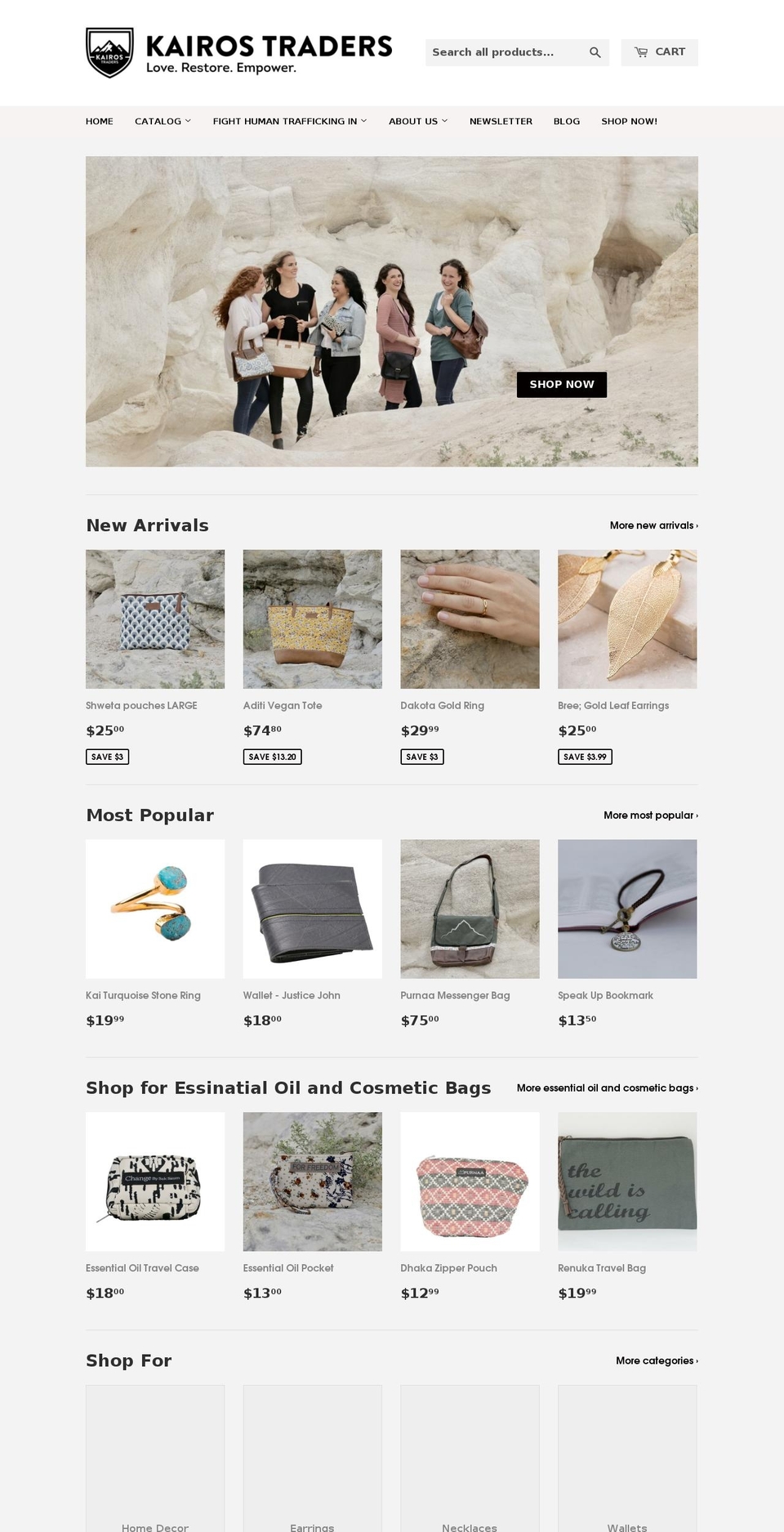 kairostraders.com shopify website screenshot