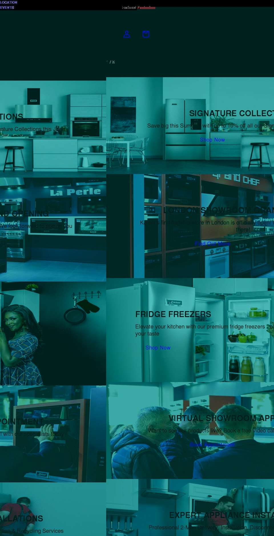 kaiser.co.uk shopify website screenshot