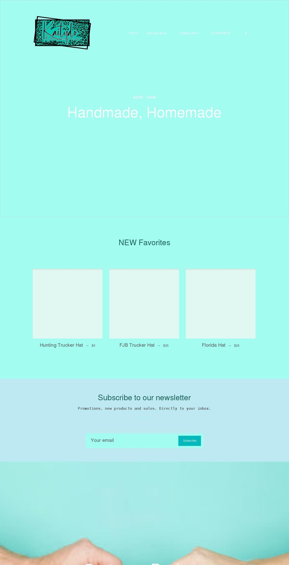 kaitydodesigns.com shopify website screenshot