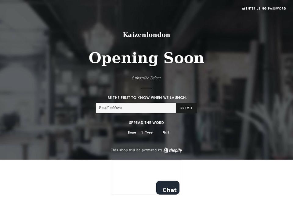 kaizenldn.com shopify website screenshot