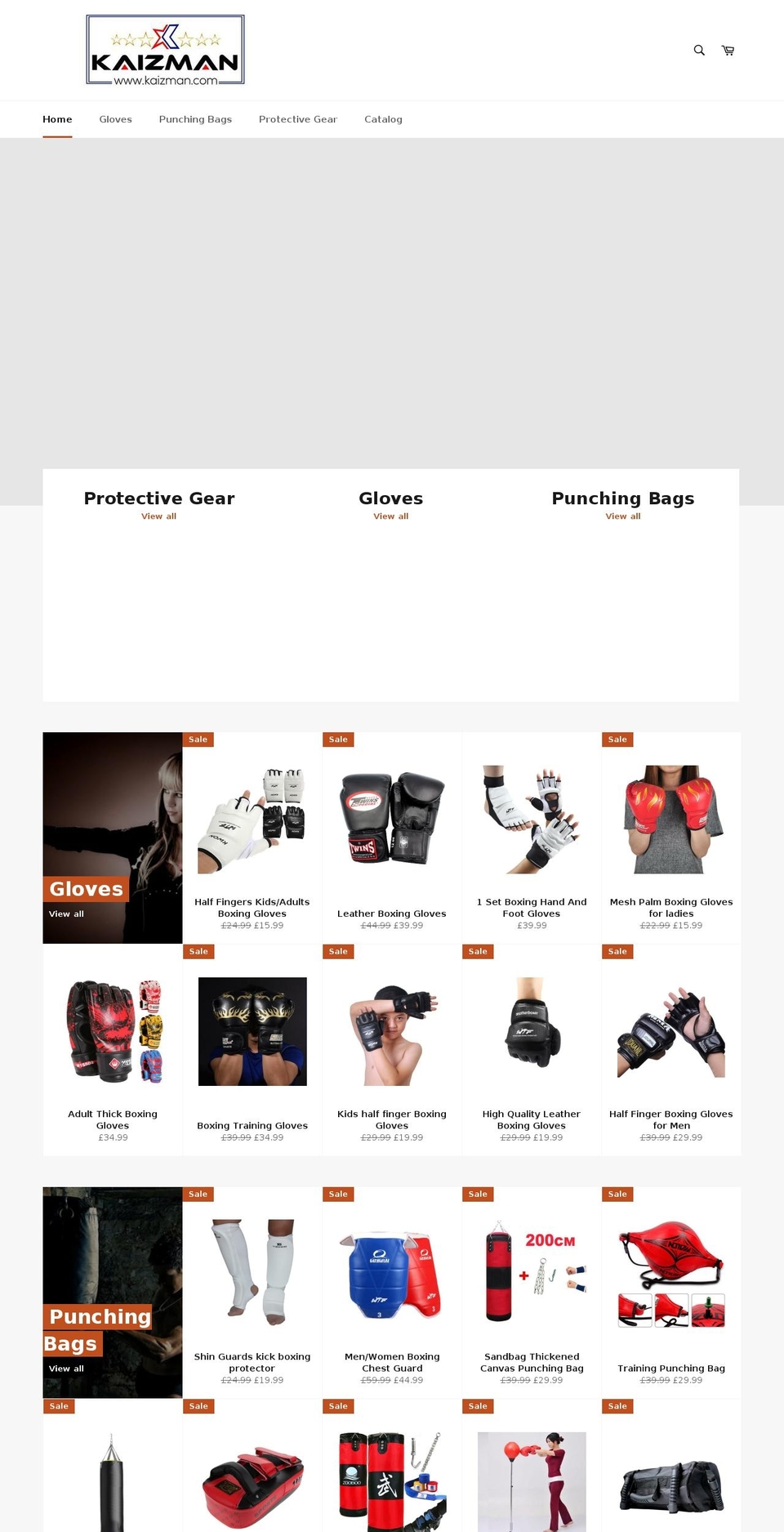 kaizman.com — Shopify storefront screenshot
