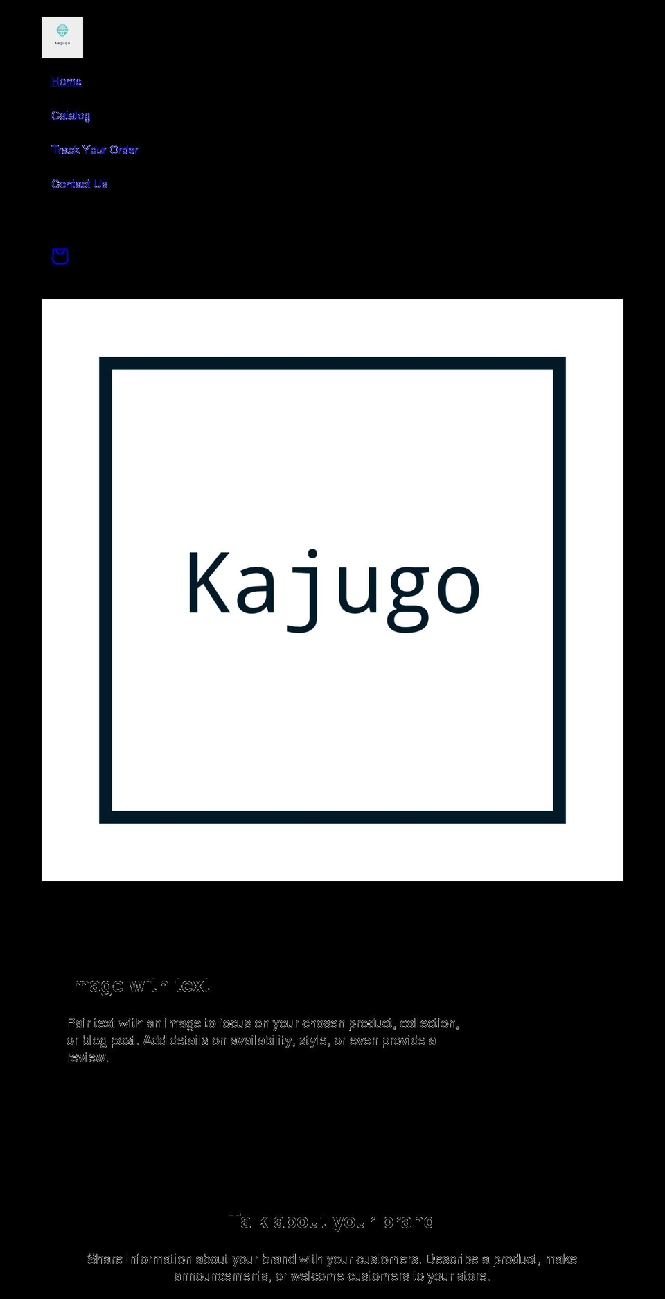 kajugo.com shopify website screenshot