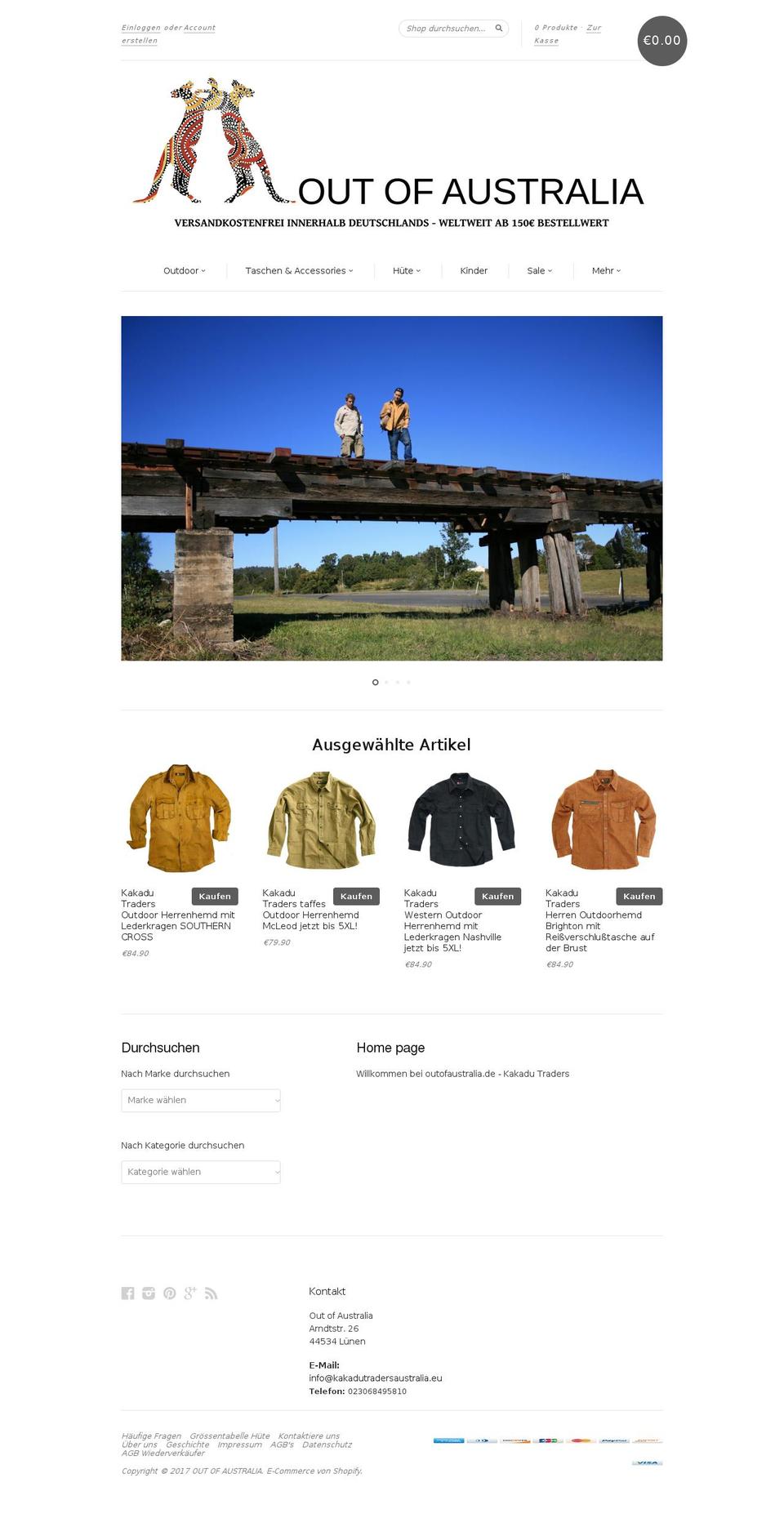 kakadu-germany.de shopify website screenshot