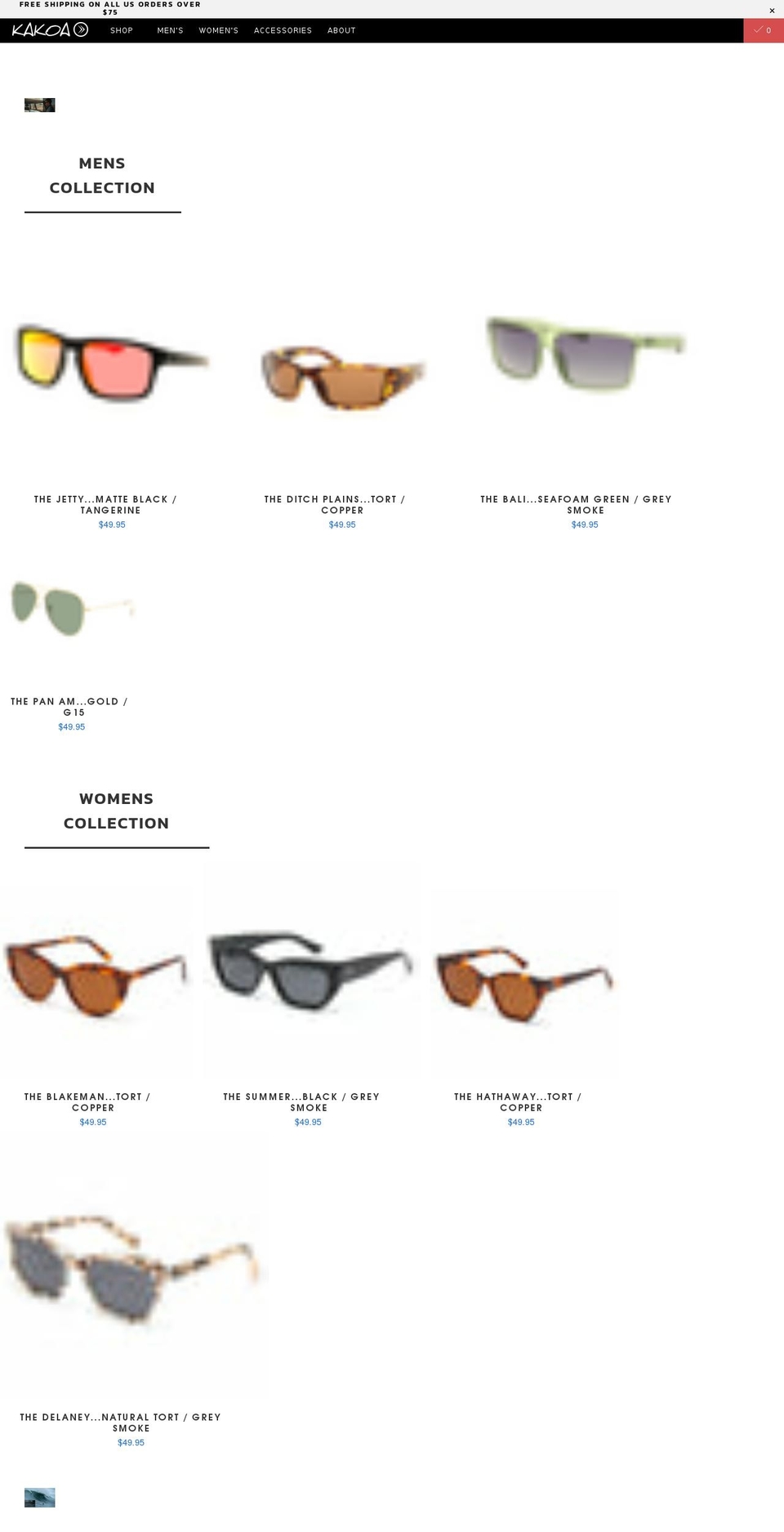 kakoamfg.com shopify website screenshot