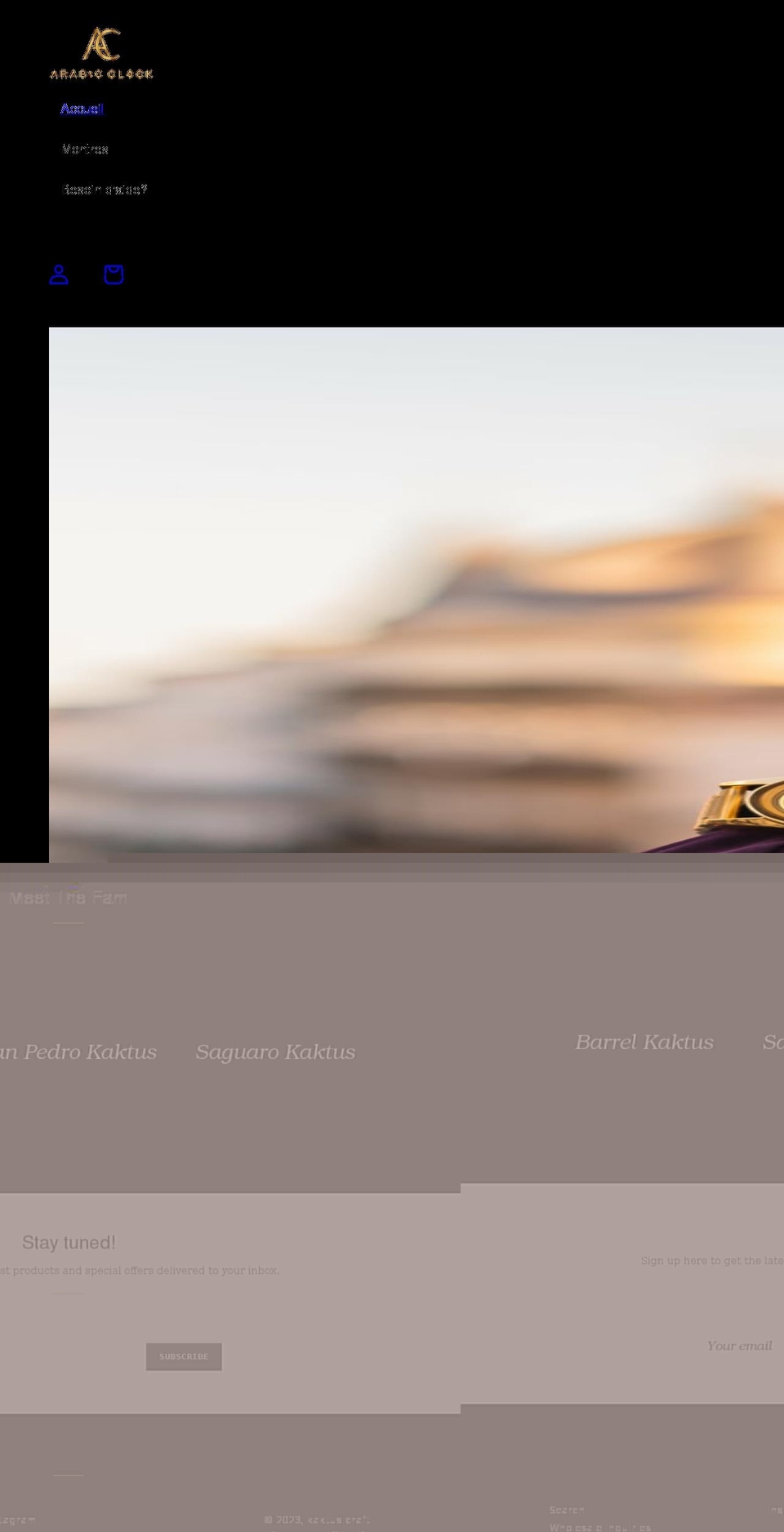 kaktuscraft.com shopify website screenshot