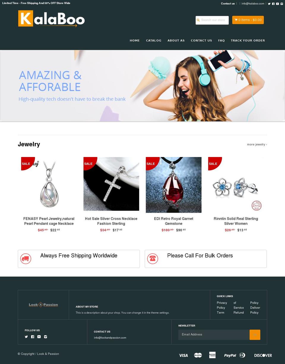 theme-exito-con-shopify-pro Shopify theme site example kalaboo.com