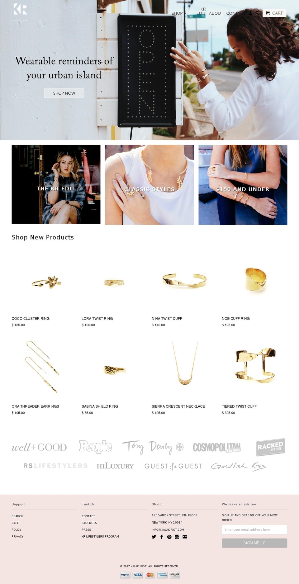 kalakiriot.com shopify website screenshot