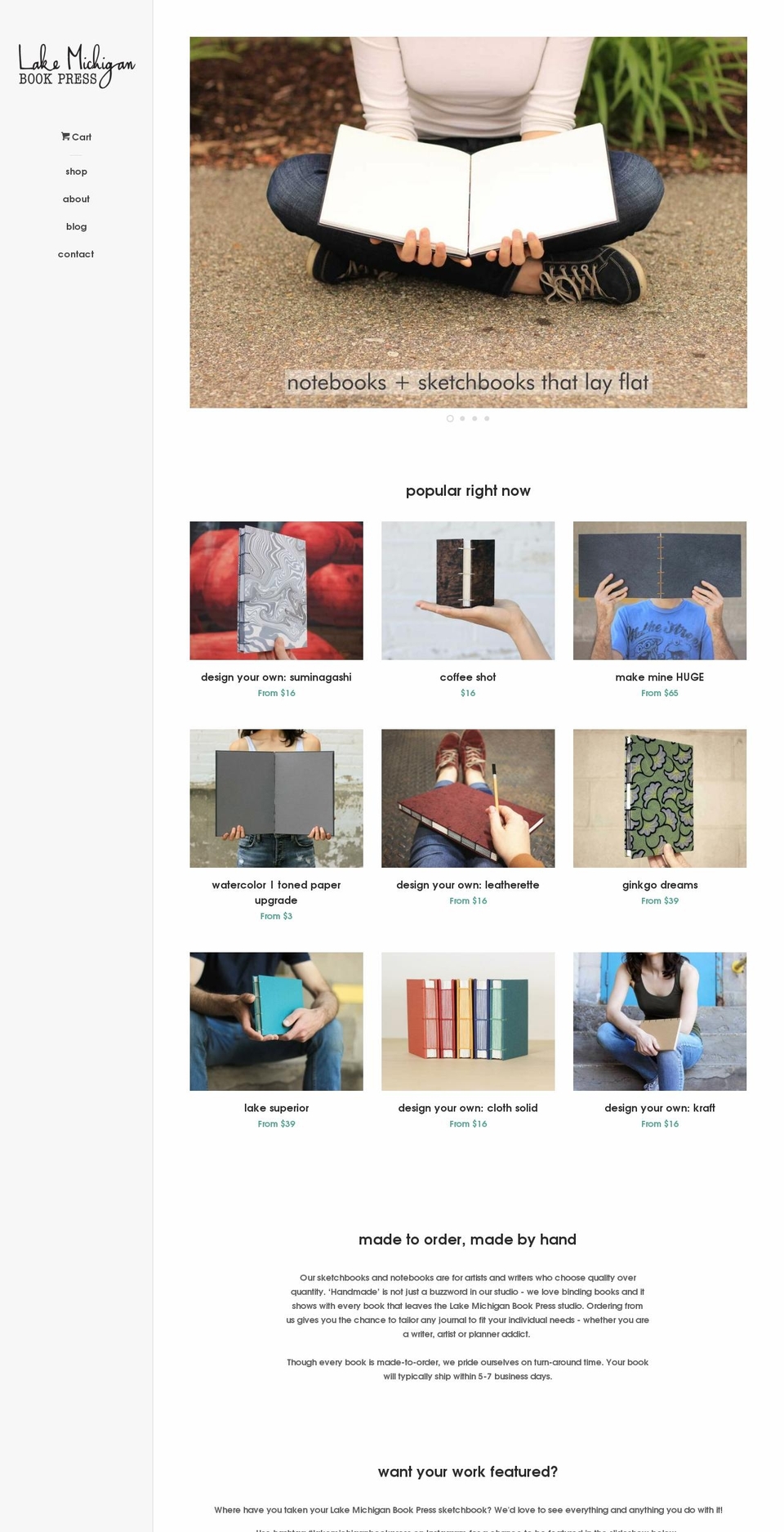 kalamazoobookpress.com — Shopify storefront screenshot