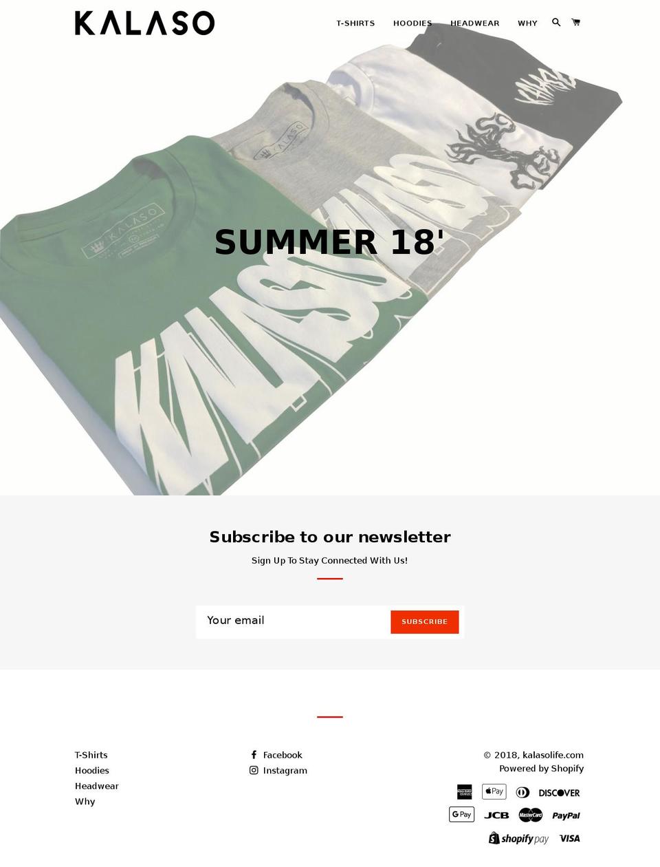 kalasolife.com — Shopify storefront screenshot