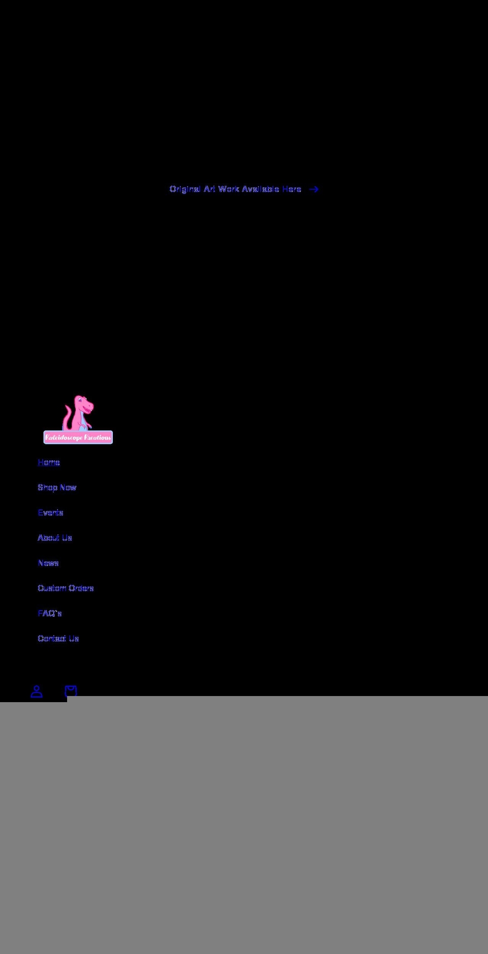 kaleidoscopekreationsonline.com shopify website screenshot