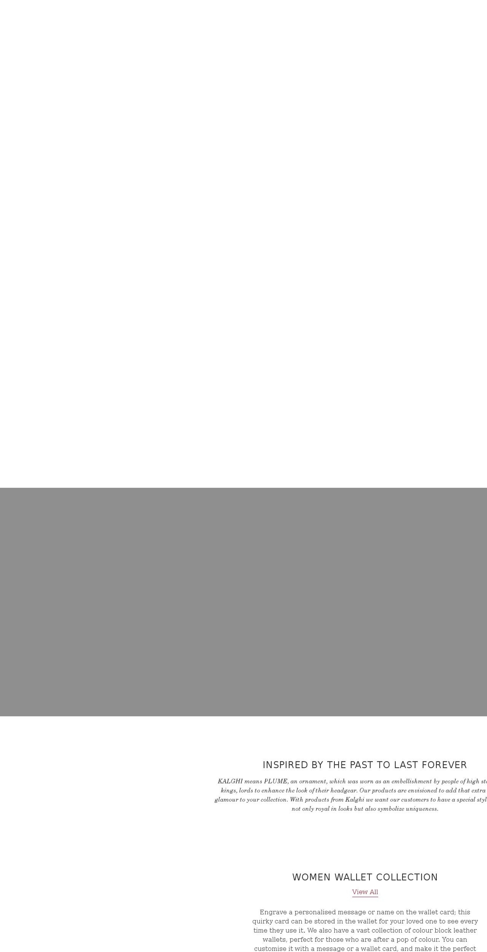 kalghi.com.au shopify website screenshot