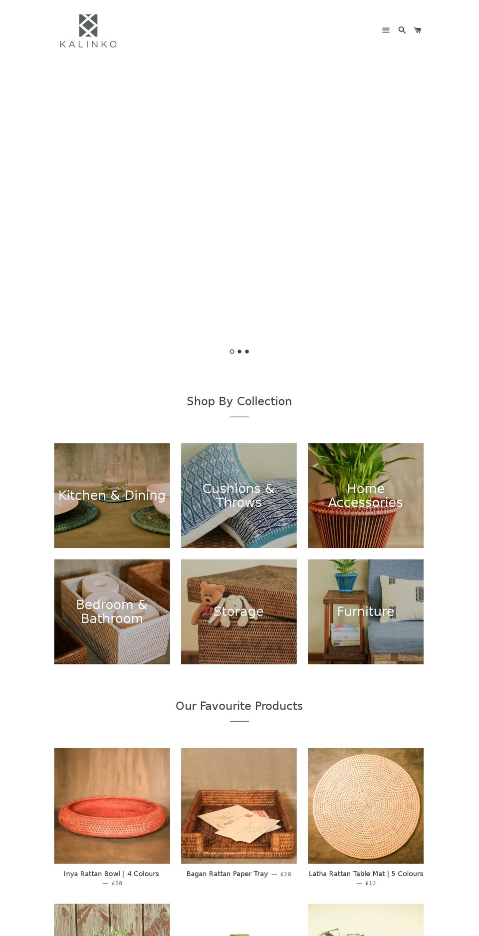 kalinko.com shopify website screenshot