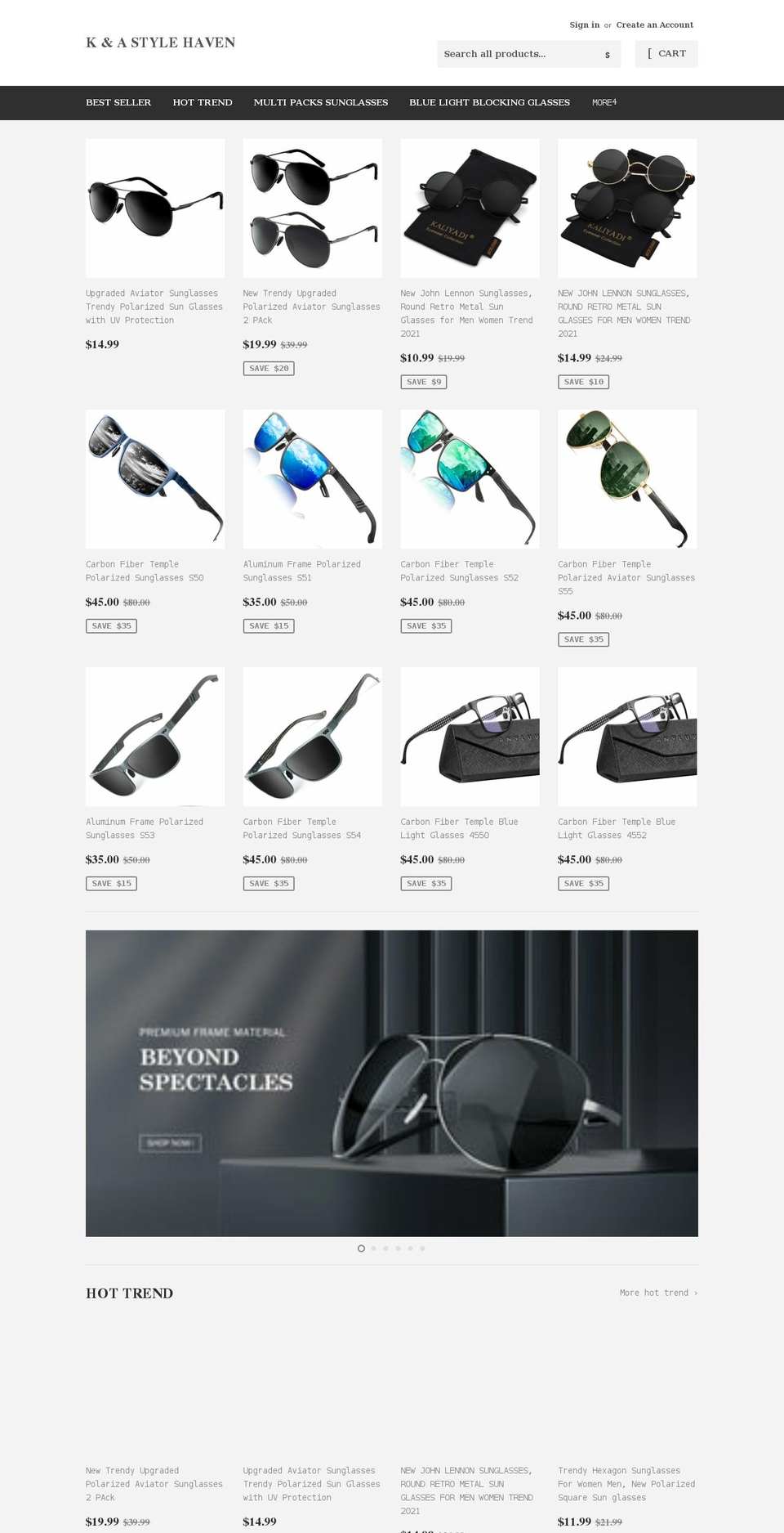 kaliyadi.net shopify website screenshot