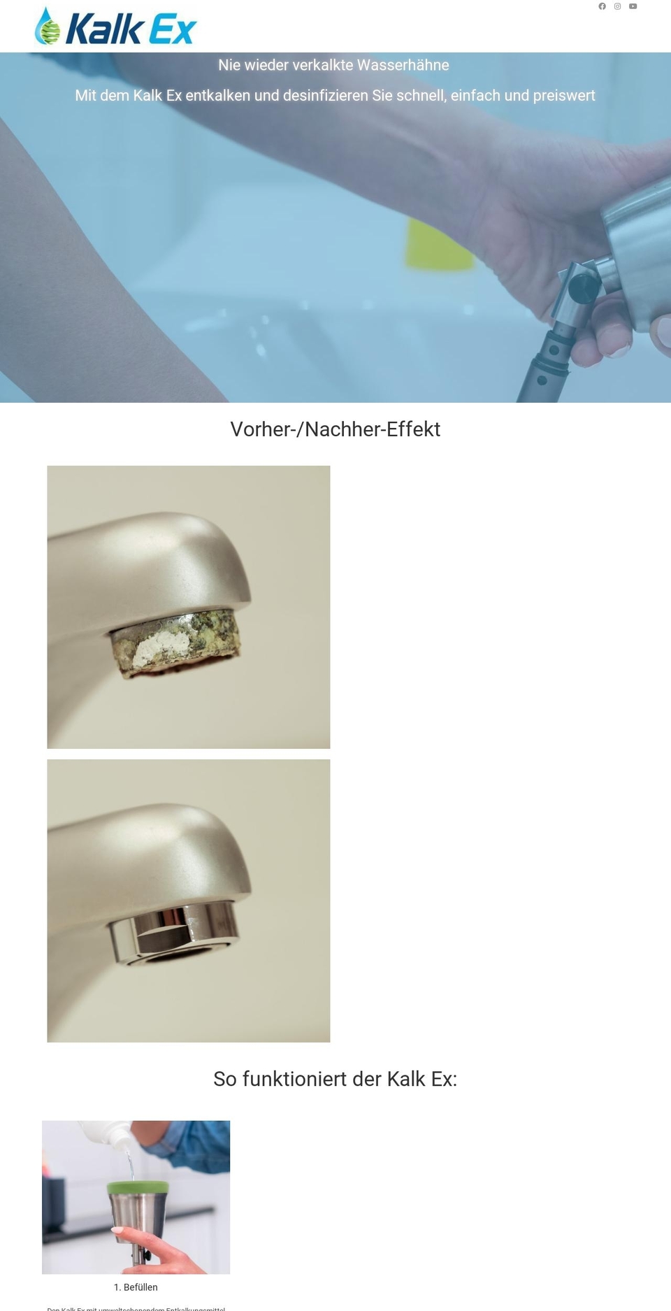 kalk-ex.com shopify website screenshot