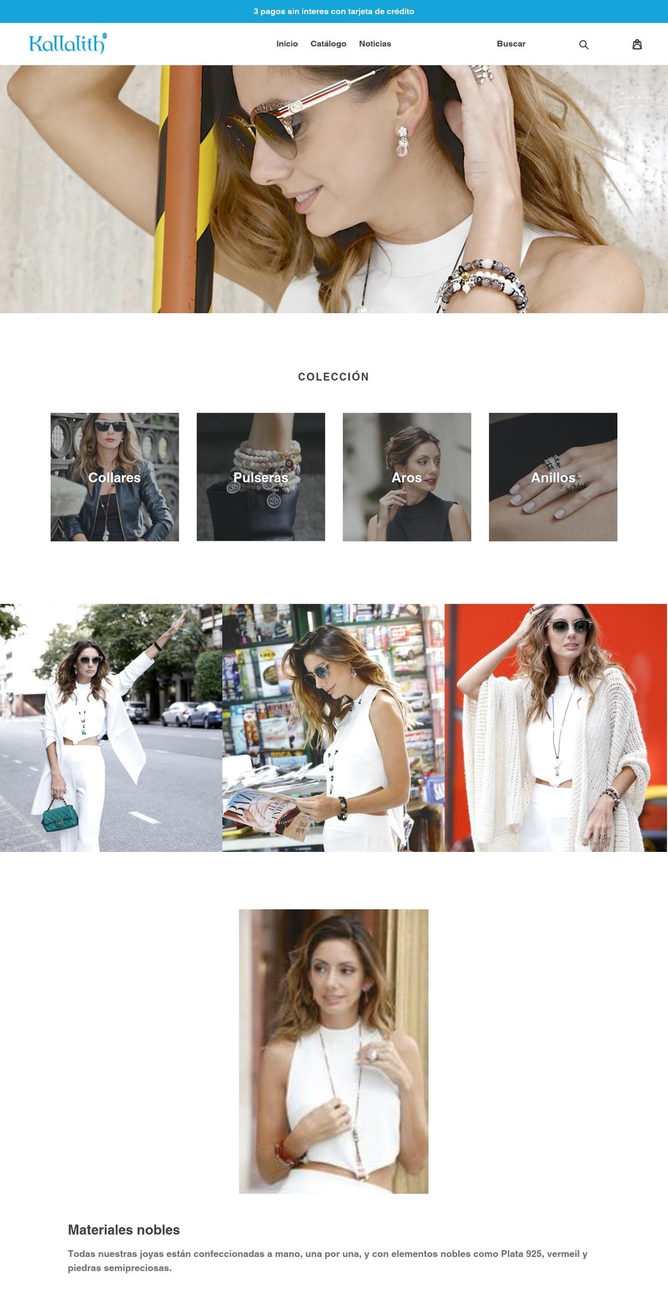 kallalith.com shopify website screenshot