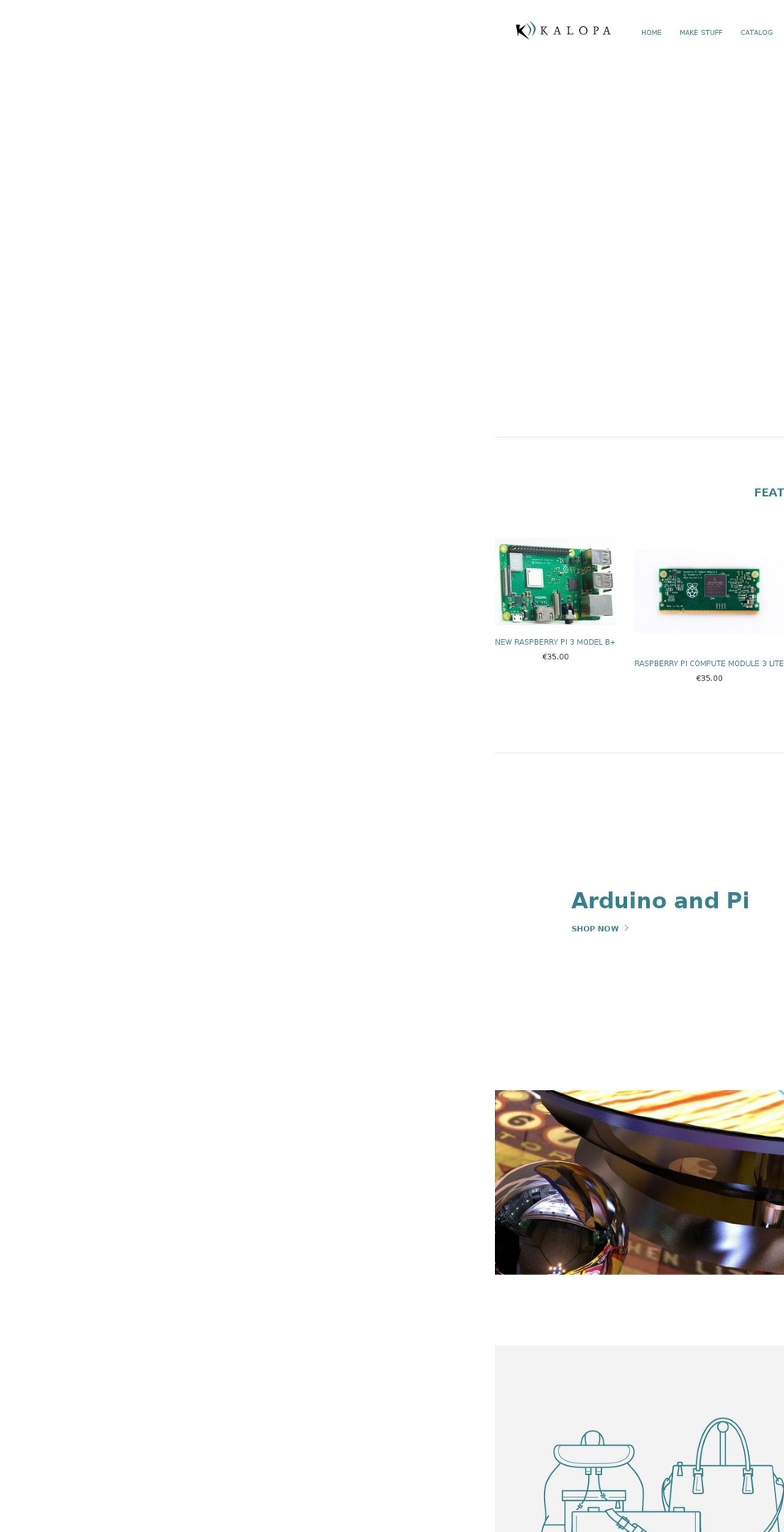 kalopa.net shopify website screenshot
