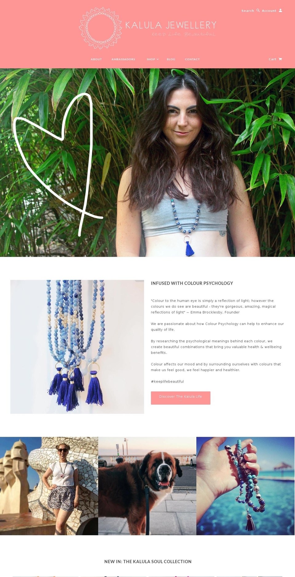 kalulajewellery.com shopify website screenshot