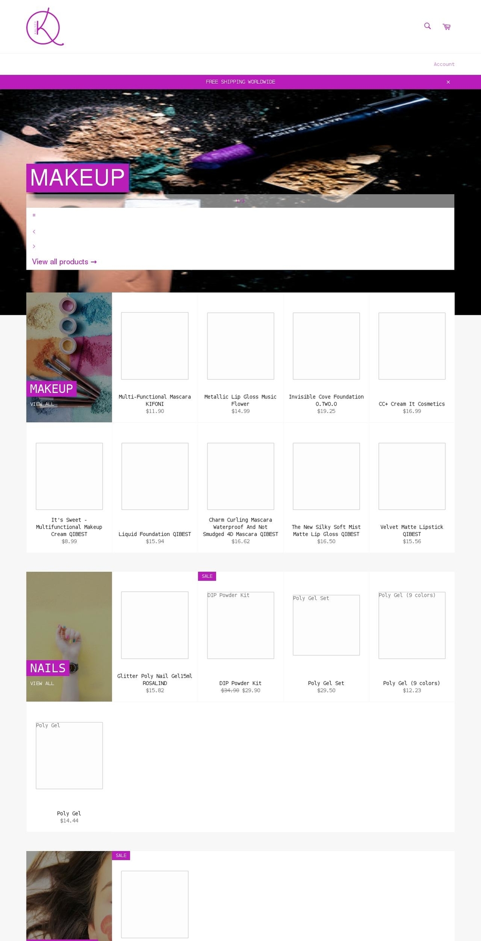 kalycy.com shopify website screenshot