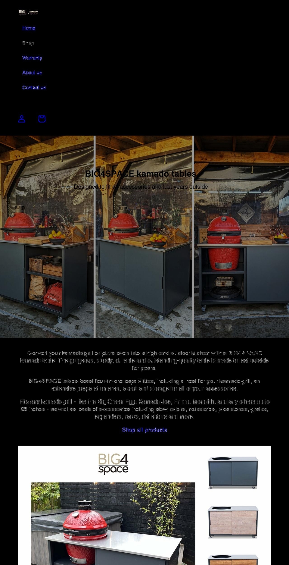 kamadospace.co.uk shopify website screenshot