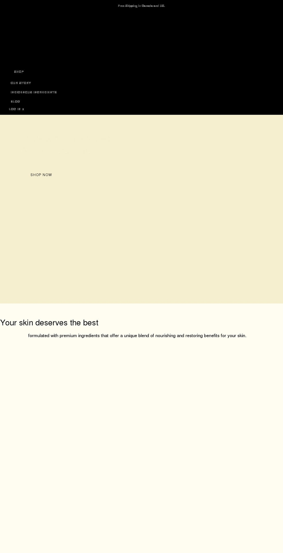 kambiio.com shopify website screenshot