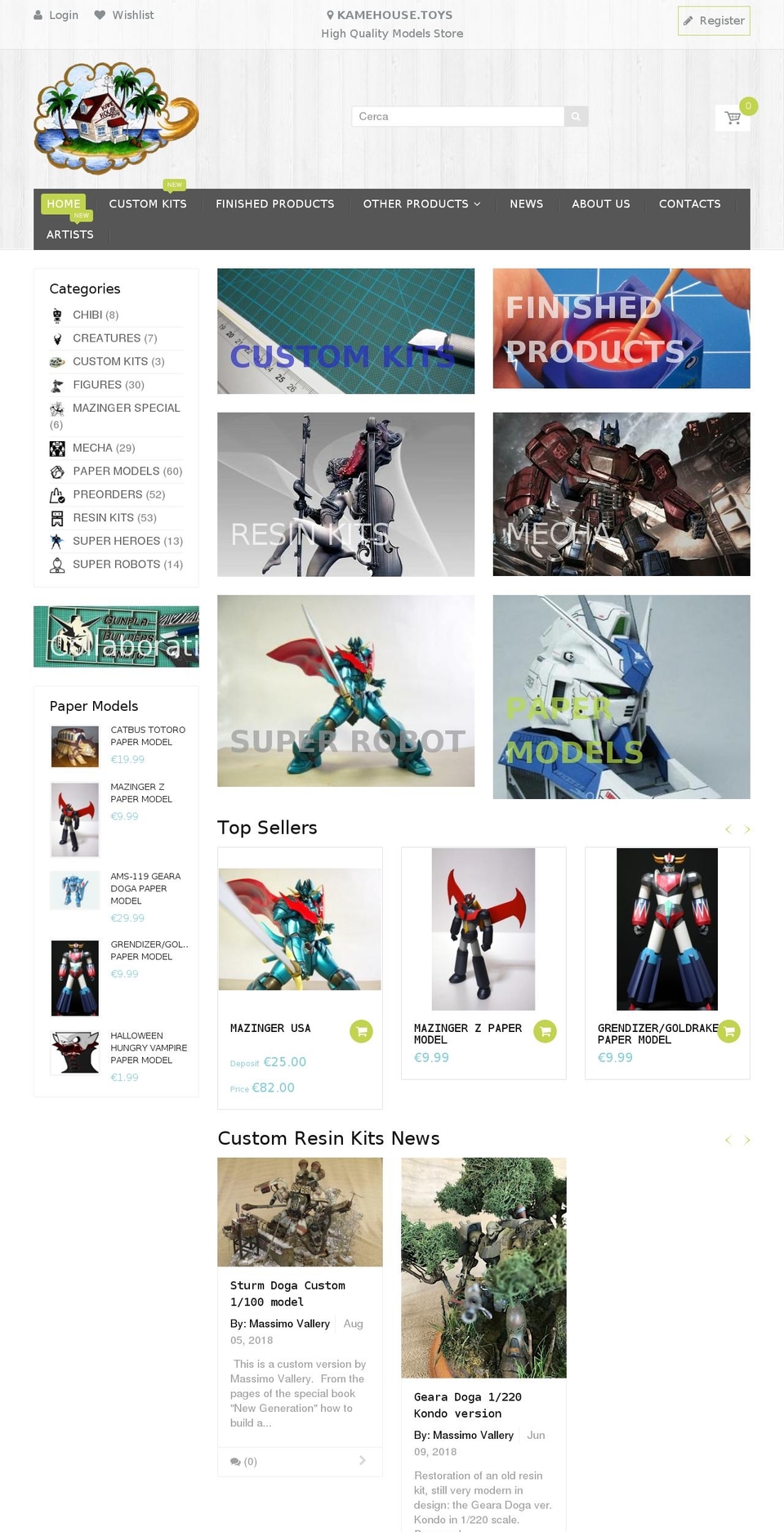 handy-2-0 Shopify theme site example kamehouse.toys